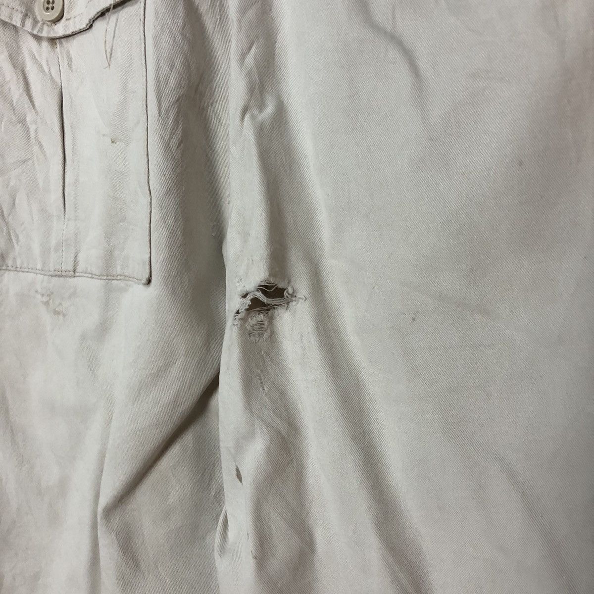 Japanese Brand Japanese Brand White worker tactical Cargo Pants #7109 Size US 29 - 15 Thumbnail