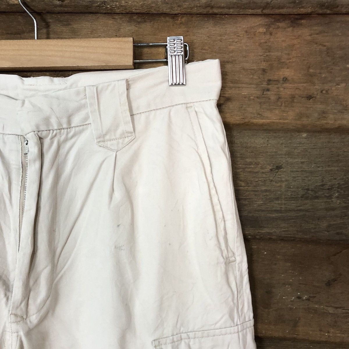 Japanese Brand Japanese Brand White worker tactical Cargo Pants #7109 Size US 29 - 5 Thumbnail
