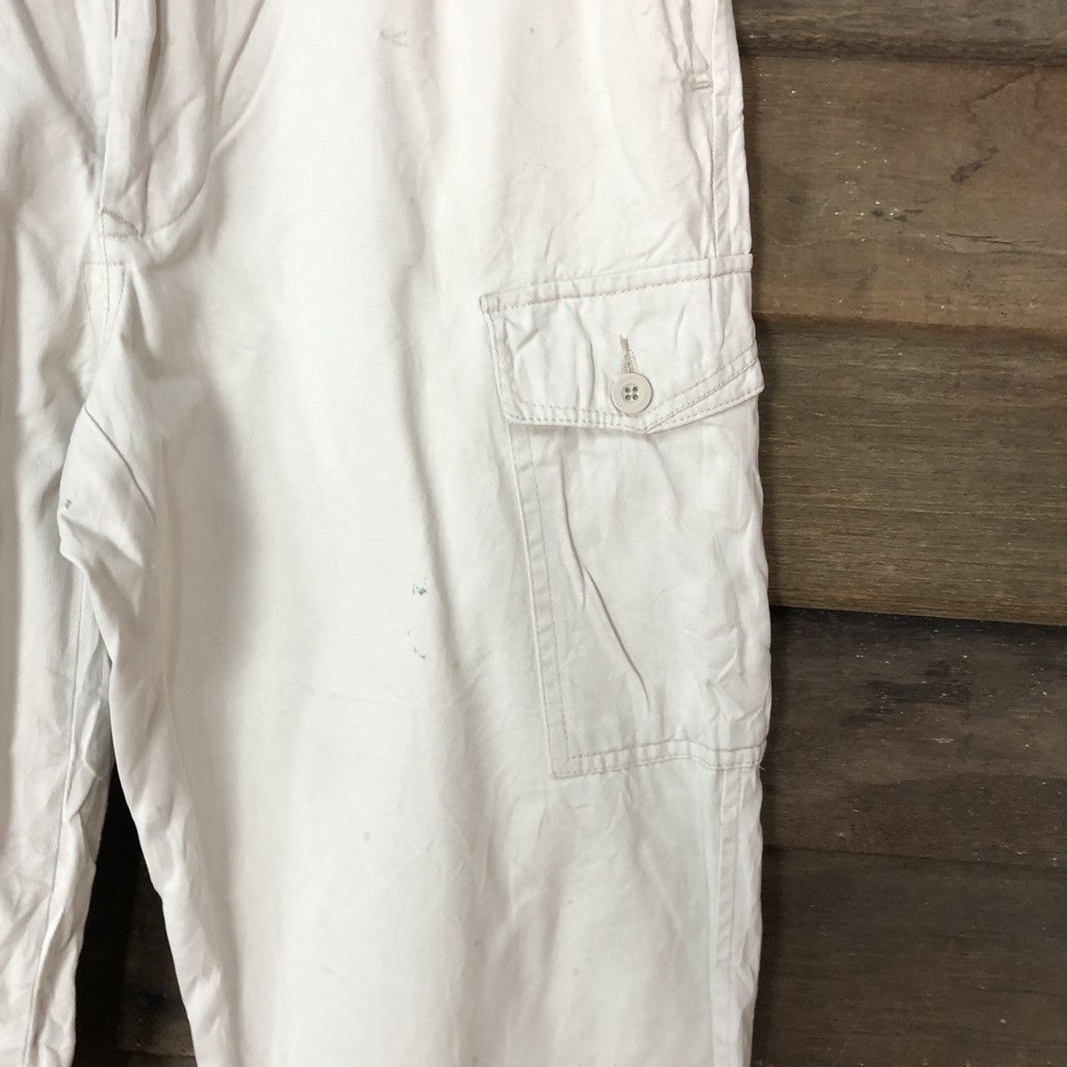 Japanese Brand Japanese Brand White worker tactical Cargo Pants #7109 Size US 29 - 7 Thumbnail