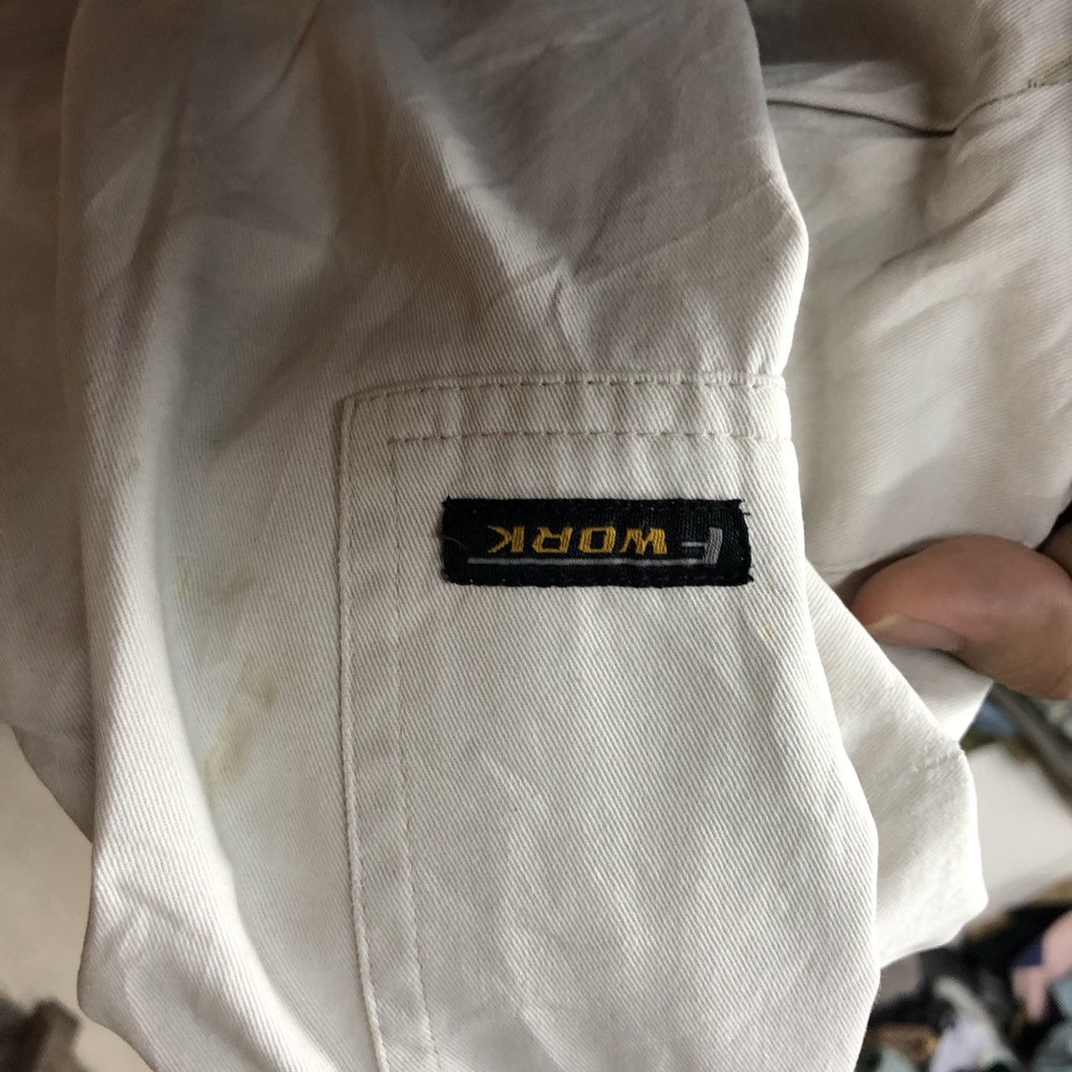 Japanese Brand Japanese Brand White worker tactical Cargo Pants #7109 Size US 29 - 16 Thumbnail