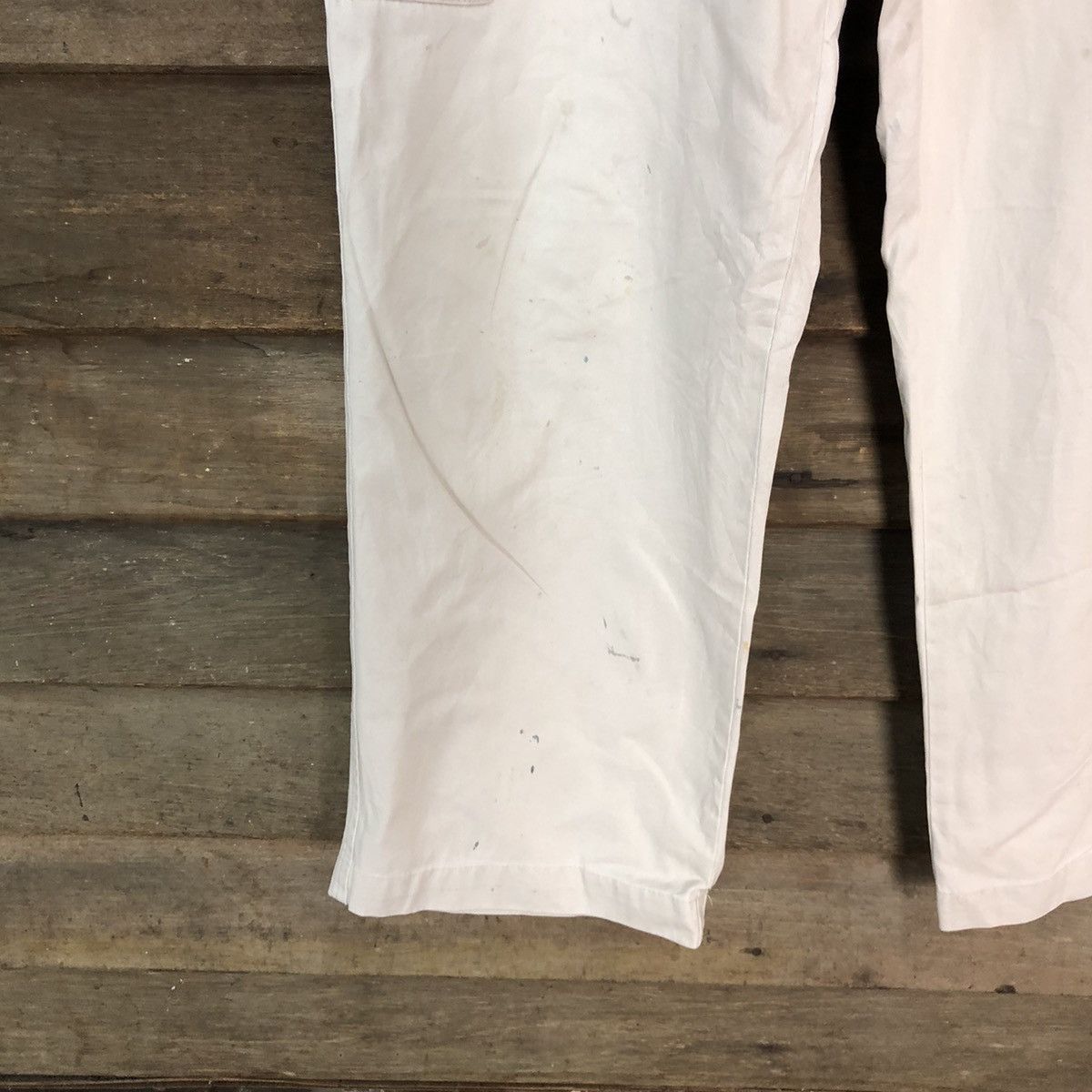Japanese Brand Japanese Brand White worker tactical Cargo Pants #7109 Size US 29 - 8 Thumbnail