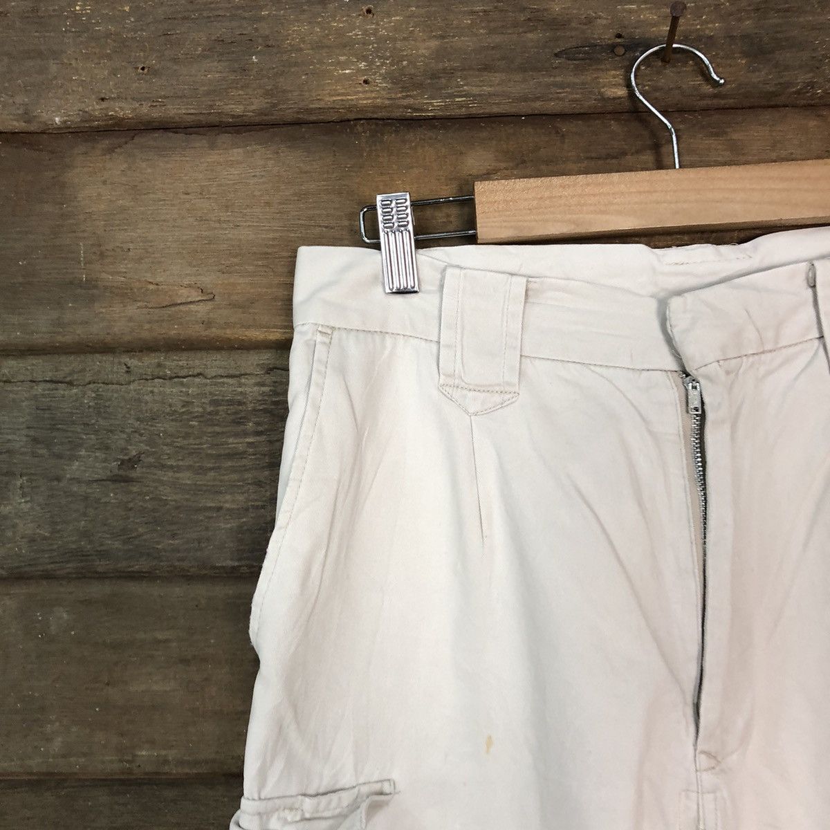 Japanese Brand Japanese Brand White worker tactical Cargo Pants #7109 Size US 29 - 4 Thumbnail