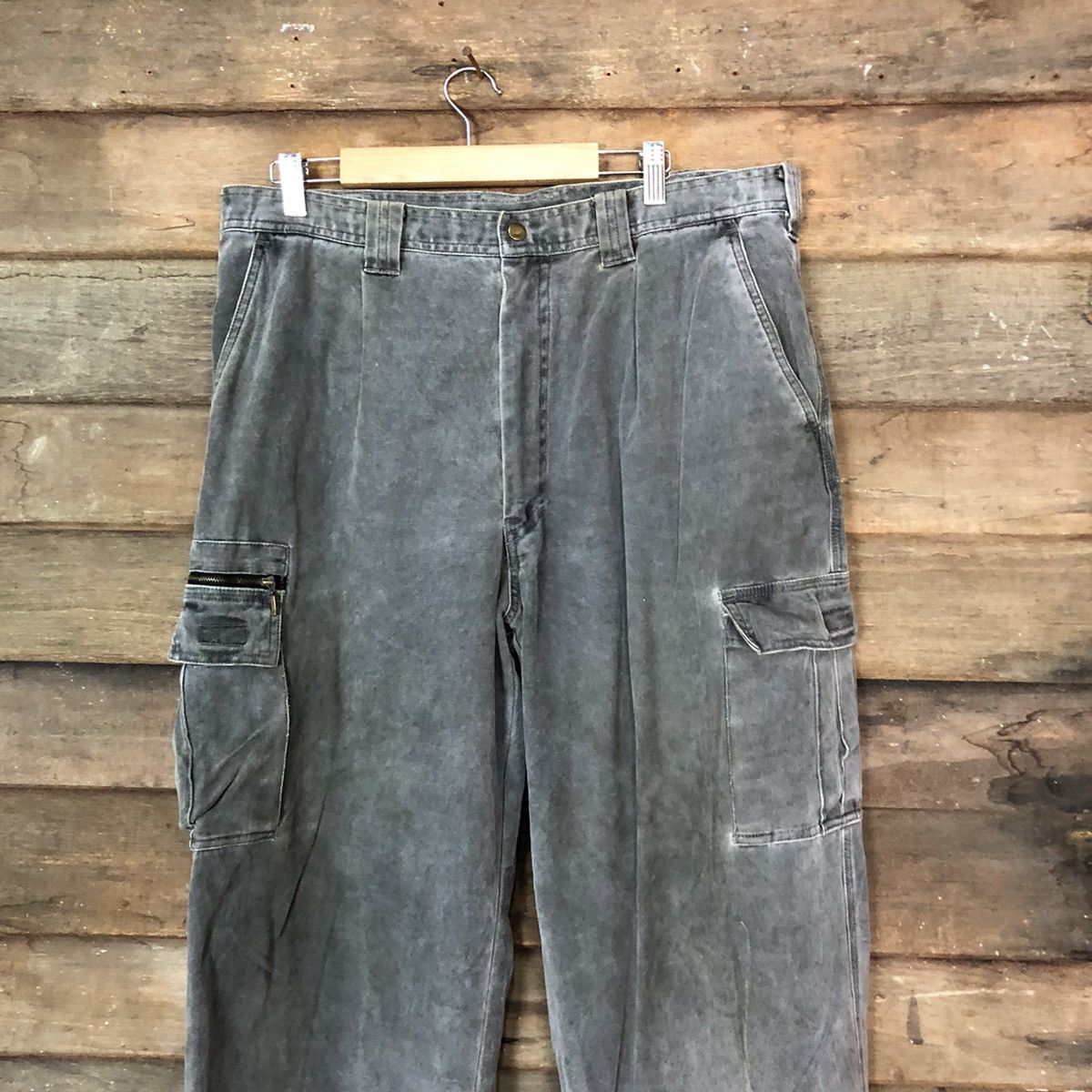 Faded Glory × Japanese Brand Nearby vintage japan streetwear tactical Cargo Pants #7101 Size US 35 - 2 Thumbnail