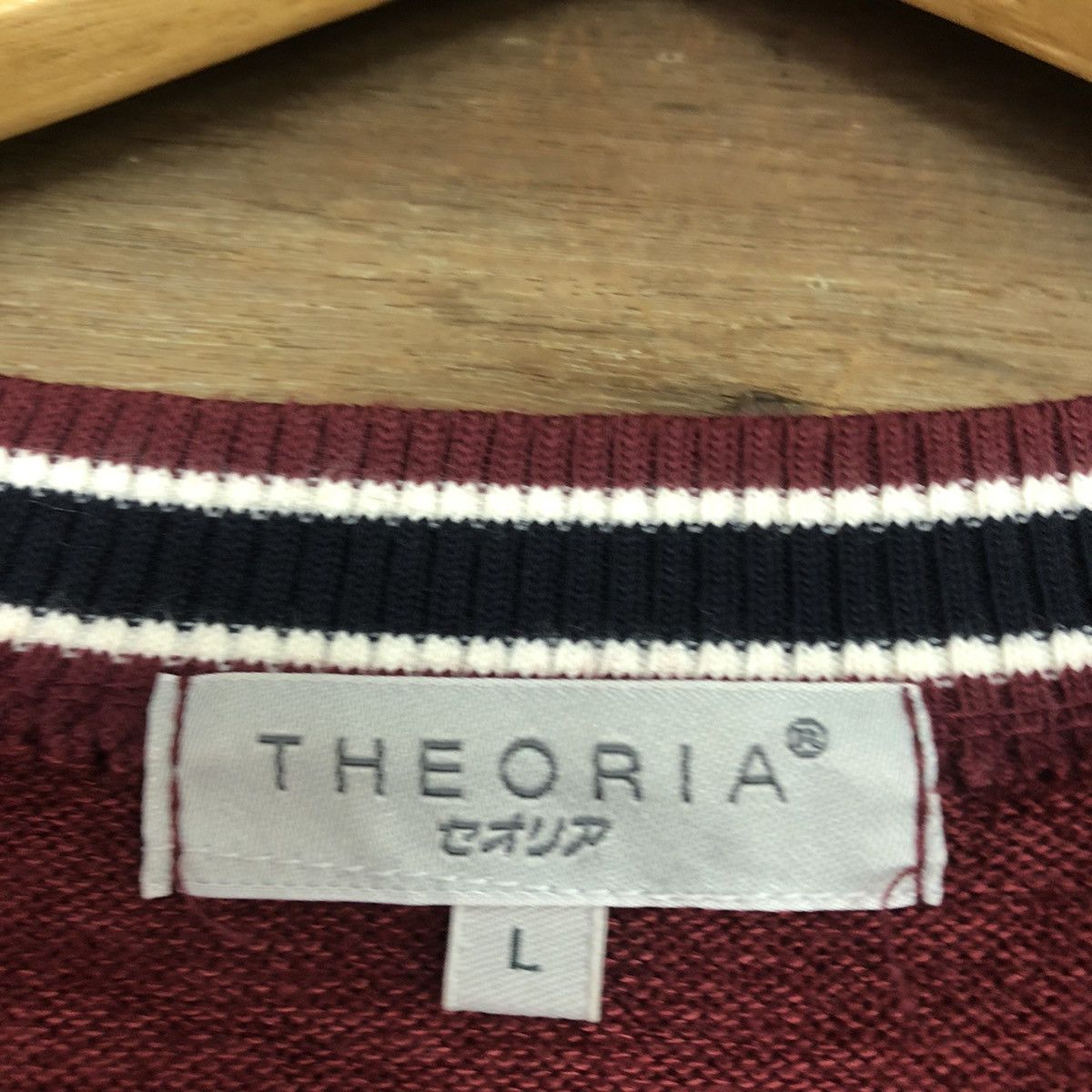 Homespun Knitwear Theoria Maroon Cardigan knitwear plain japan #508B Size US M / EU 48-50 / 2 - 11 Thumbnail