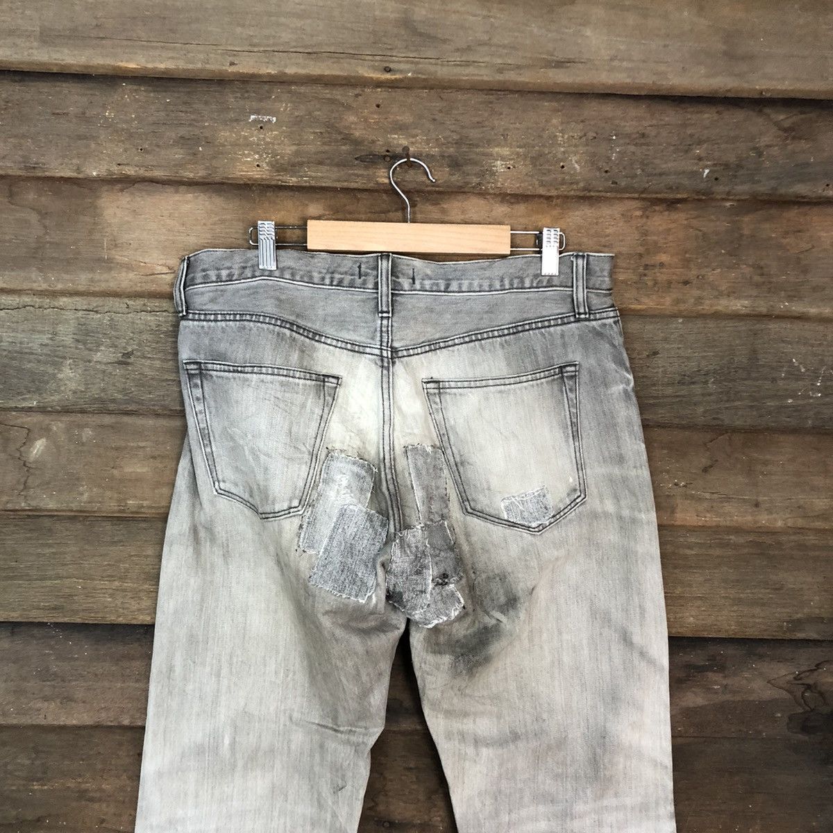 Uniqlo Uniqlo Black Faded Denim Jeans Pants #c1224 Size US 32 / EU 48 - 10 Thumbnail