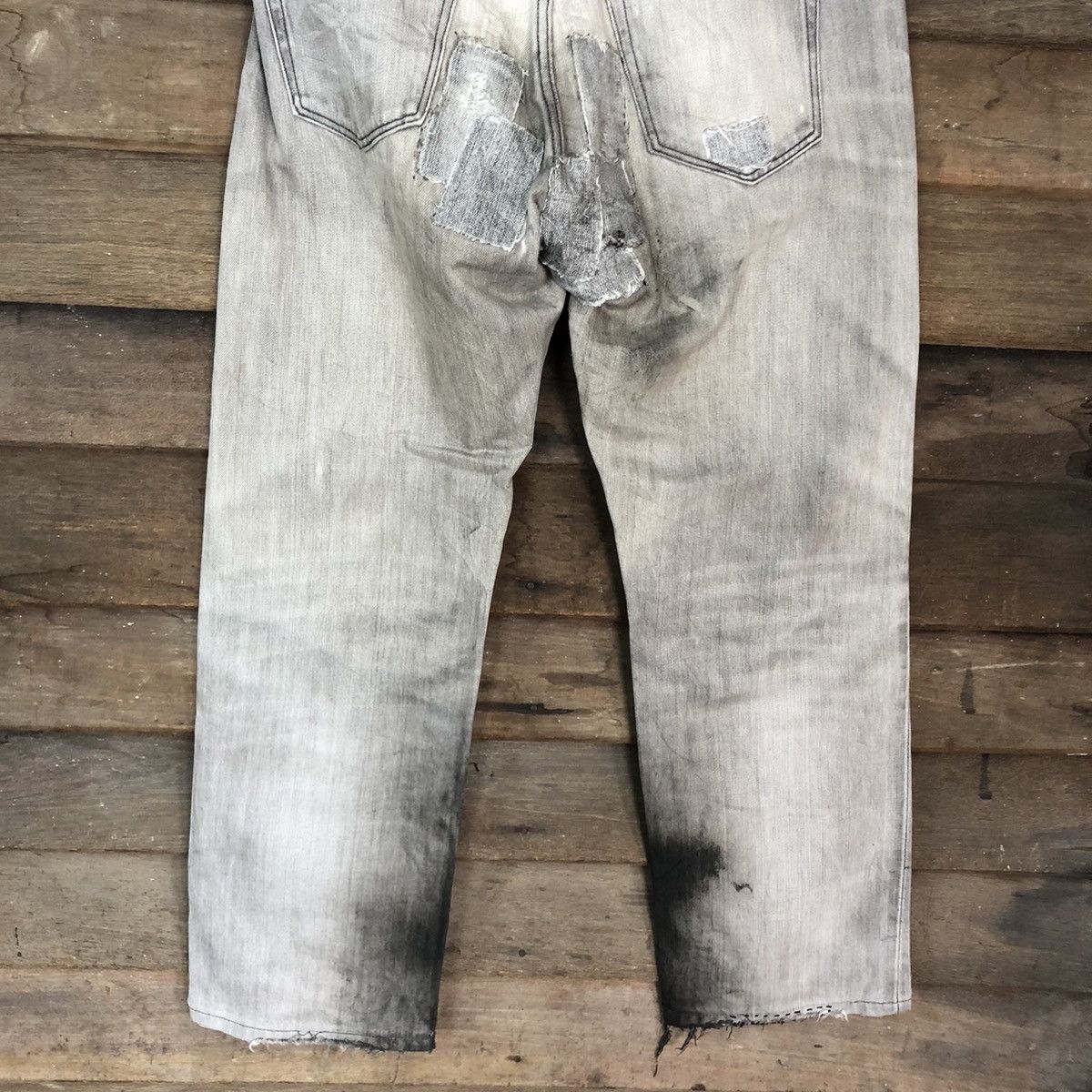 Uniqlo Uniqlo Black Faded Denim Jeans Pants #c1224 Size US 32 / EU 48 - 11 Thumbnail