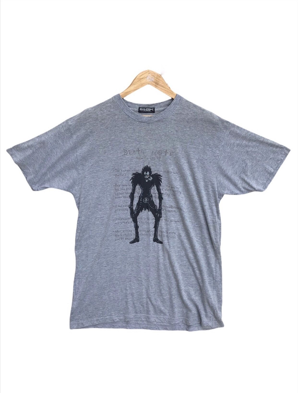 Vintage Japanese Anime Manga Death Note Graphic Tee T-shirt