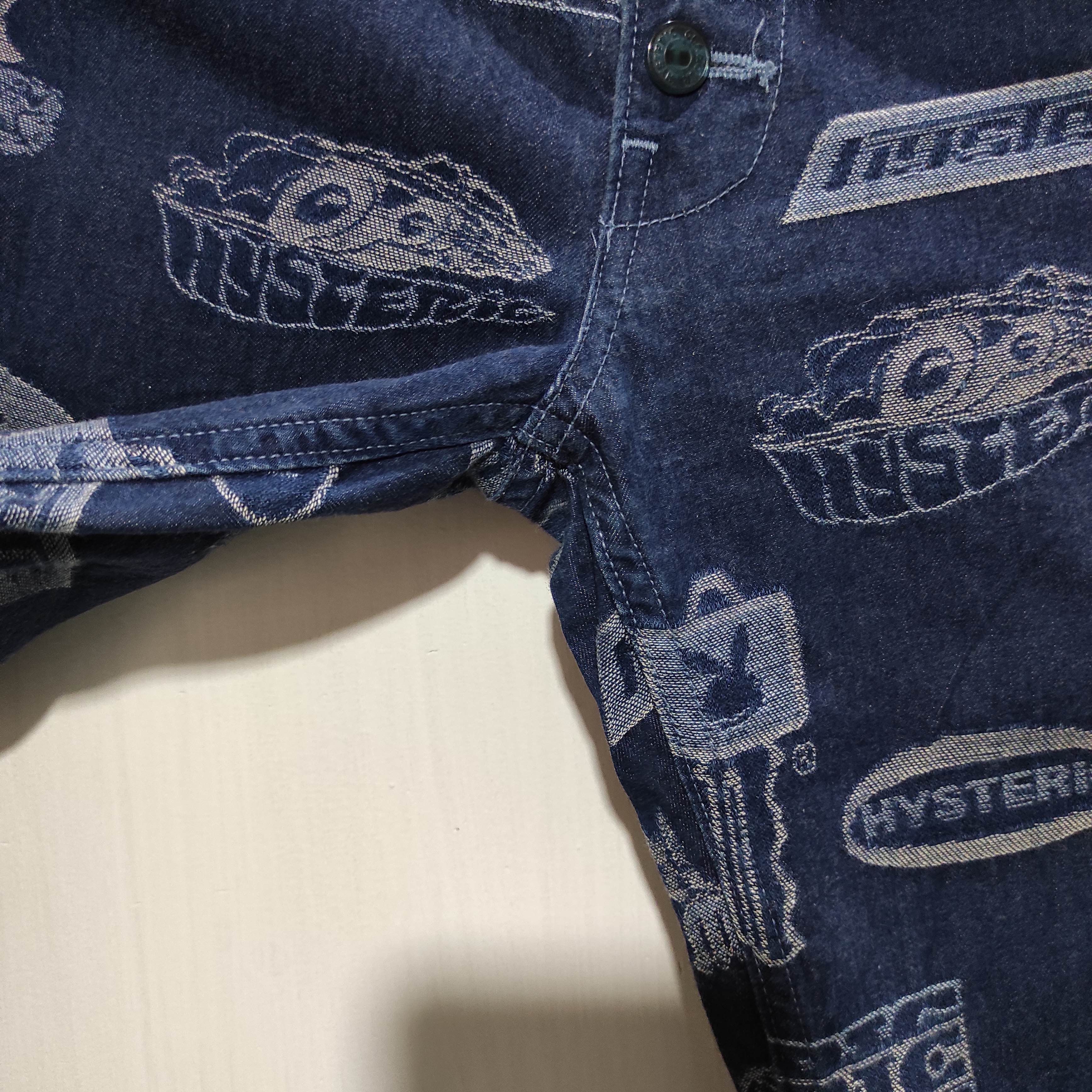 Hysteric Glamour HYSTERIC GLAMOUR PLAYBOY FUCK - BLUE DENIM PANTS Size US 28 / EU 44 - 13 Thumbnail