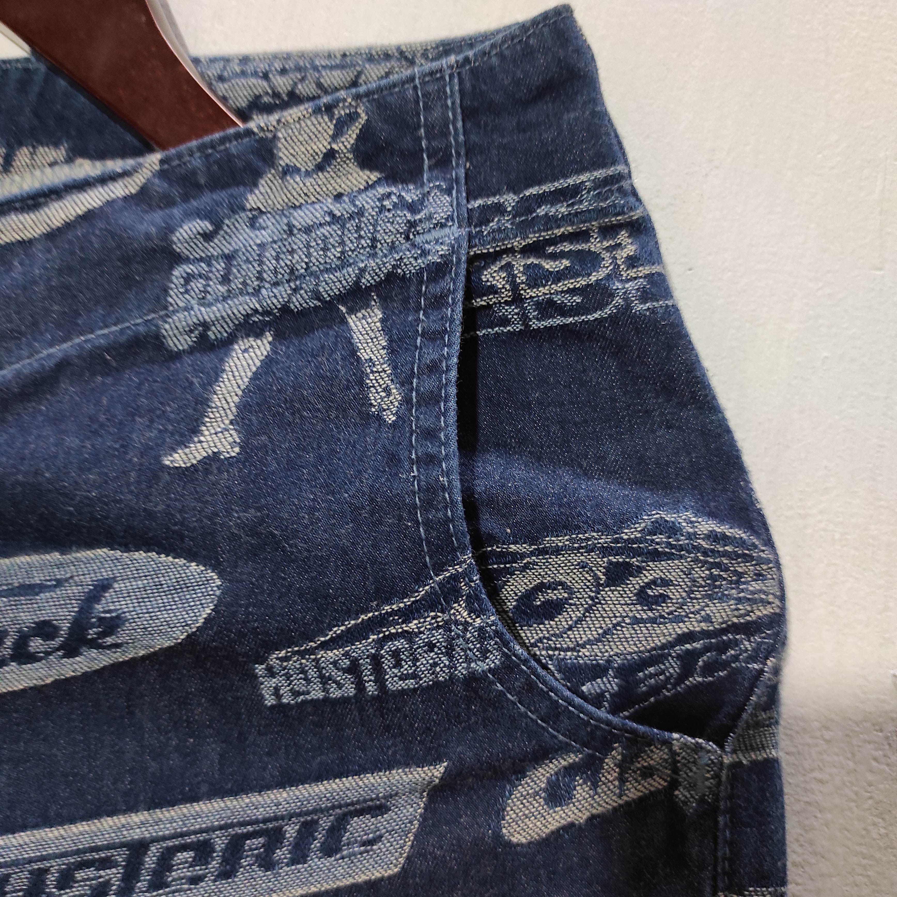 Hysteric Glamour HYSTERIC GLAMOUR PLAYBOY FUCK - BLUE DENIM PANTS Size US 28 / EU 44 - 8 Thumbnail