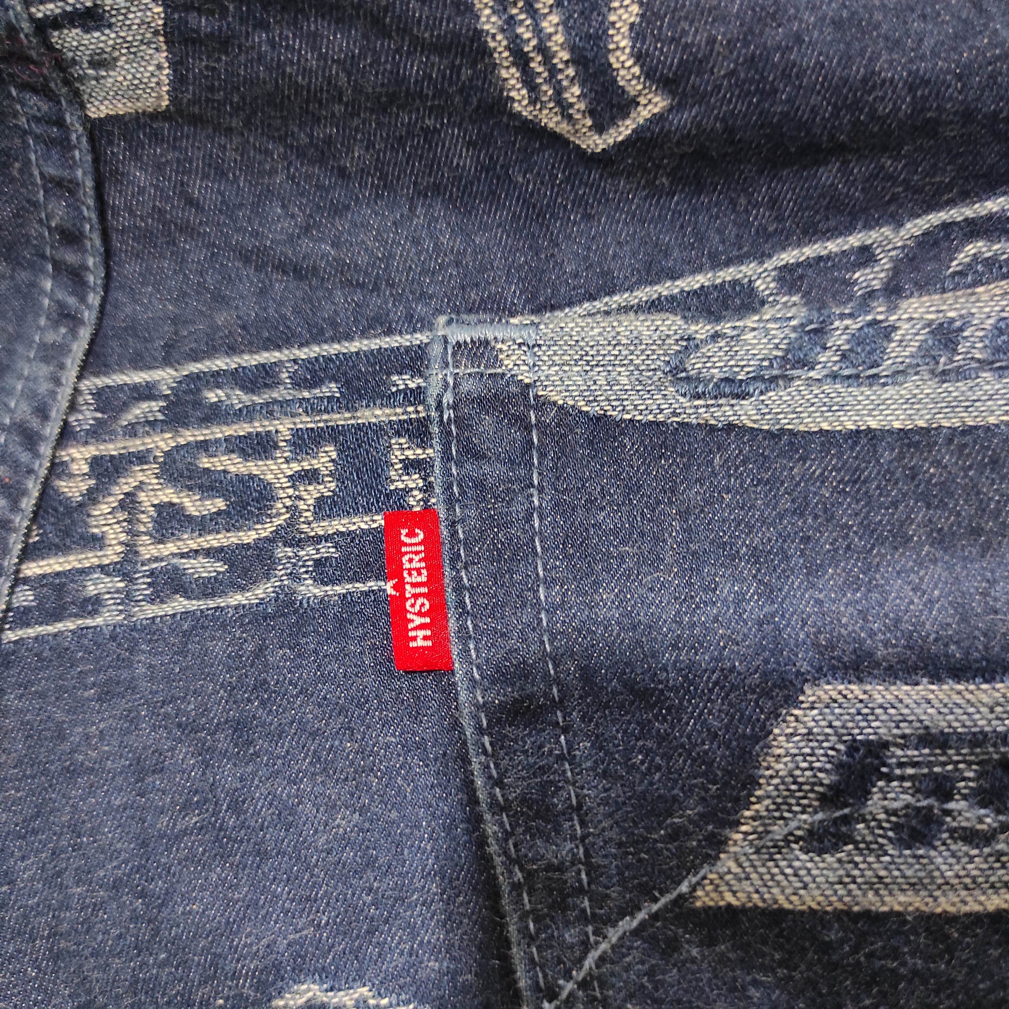 Hysteric Glamour HYSTERIC GLAMOUR PLAYBOY FUCK - BLUE DENIM PANTS Size US 28 / EU 44 - 17 Thumbnail