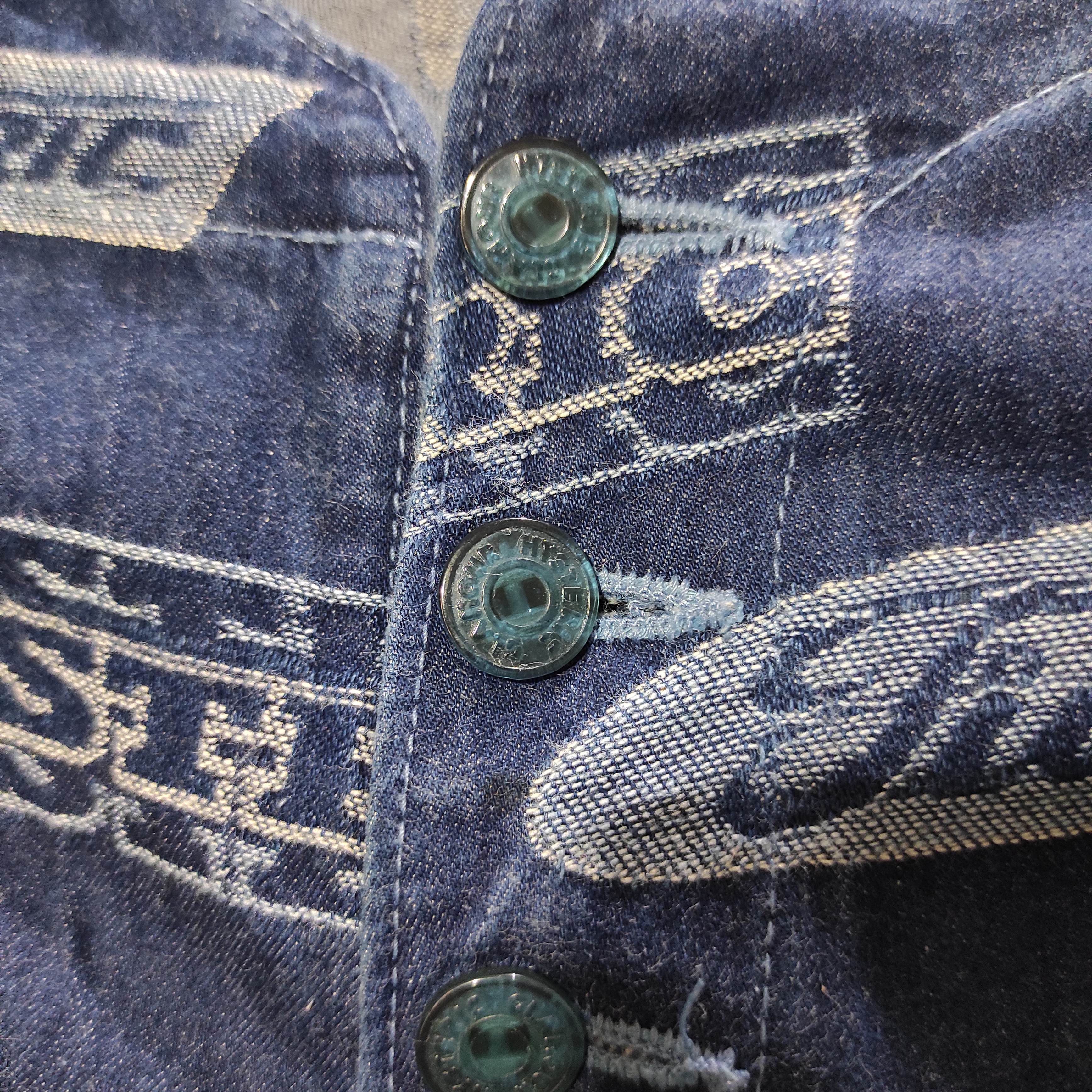 Hysteric Glamour HYSTERIC GLAMOUR PLAYBOY FUCK - BLUE DENIM PANTS Size US 28 / EU 44 - 7 Thumbnail