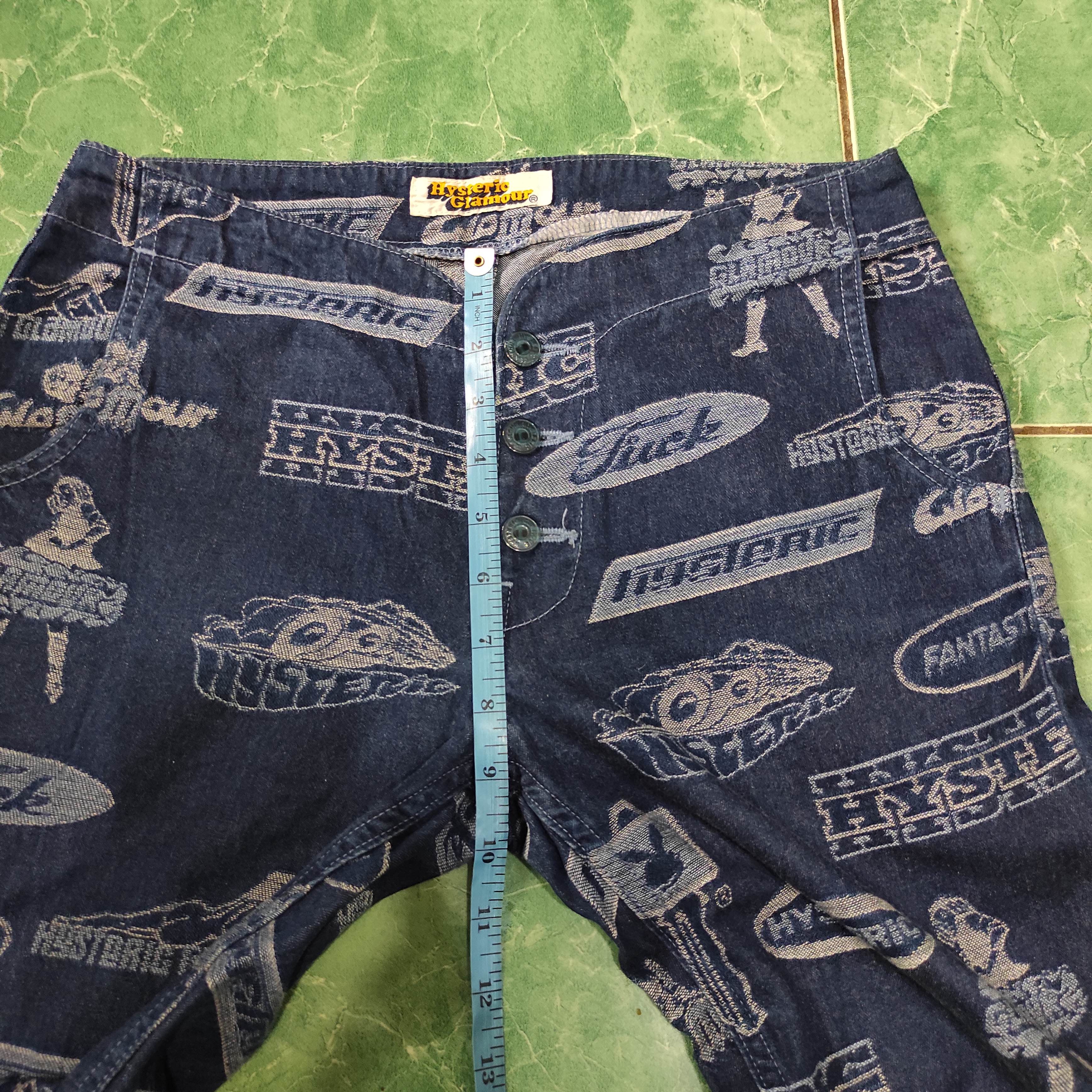 Hysteric Glamour HYSTERIC GLAMOUR PLAYBOY FUCK - BLUE DENIM PANTS Size US 28 / EU 44 - 21 Thumbnail