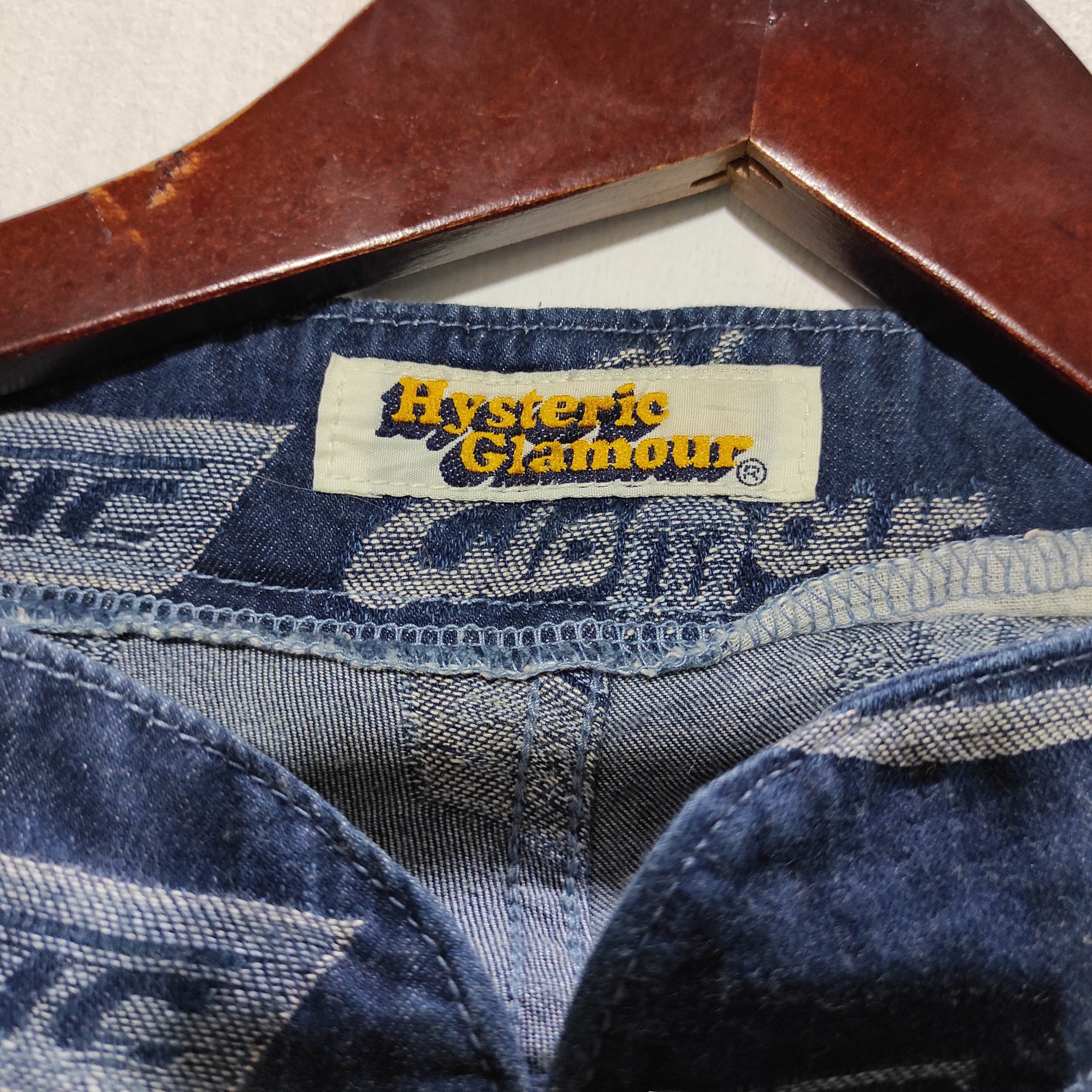 Hysteric Glamour HYSTERIC GLAMOUR PLAYBOY FUCK - BLUE DENIM PANTS Size US 28 / EU 44 - 10 Thumbnail
