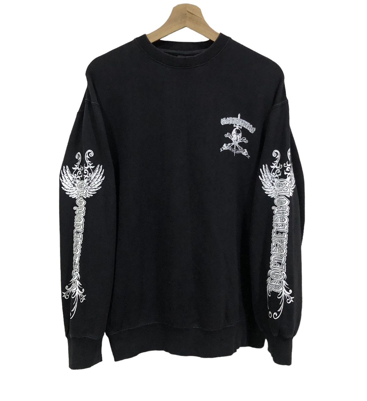 Seditionaries Chrome Heart Inspired Crewneck Size US M / EU 48-50 / 2 - 2 Thumbnail