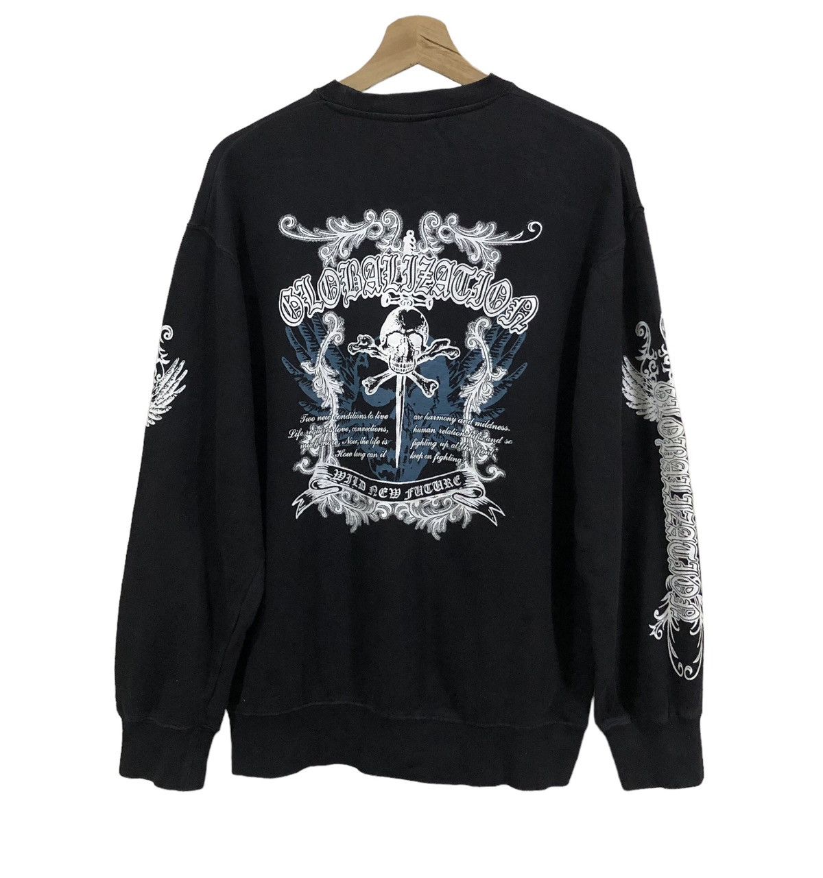 Seditionaries Chrome Heart Inspired Crewneck Size US M / EU 48-50 / 2 - 1 Thumbnail