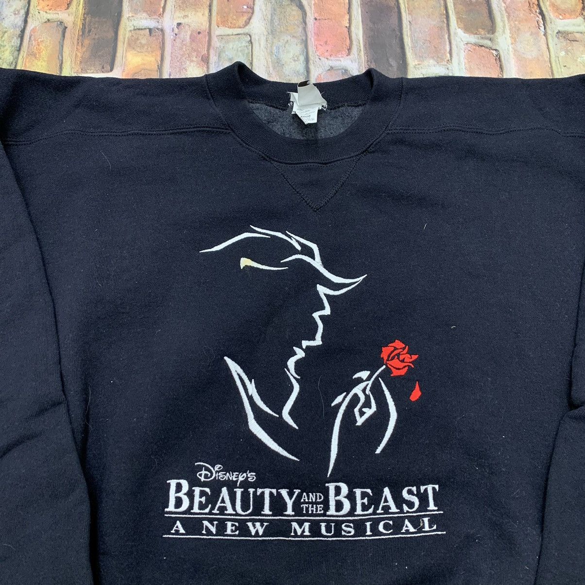 Disney × Vintage Vintage Beauty and the Beast sweatshirt Size US XL / EU 56 / 4 - 3 Thumbnail