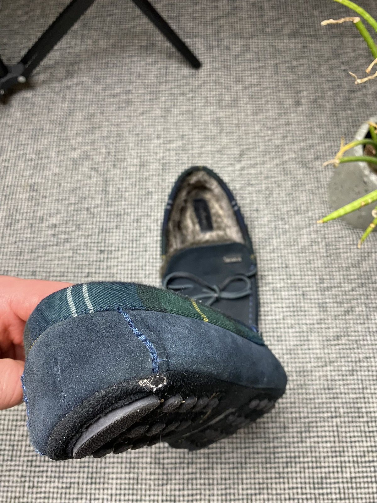 Barbour × Vintage Rare vintage Maccasins Barbour blue y2k shoes Size US 7 / EU 40 - 5 Thumbnail