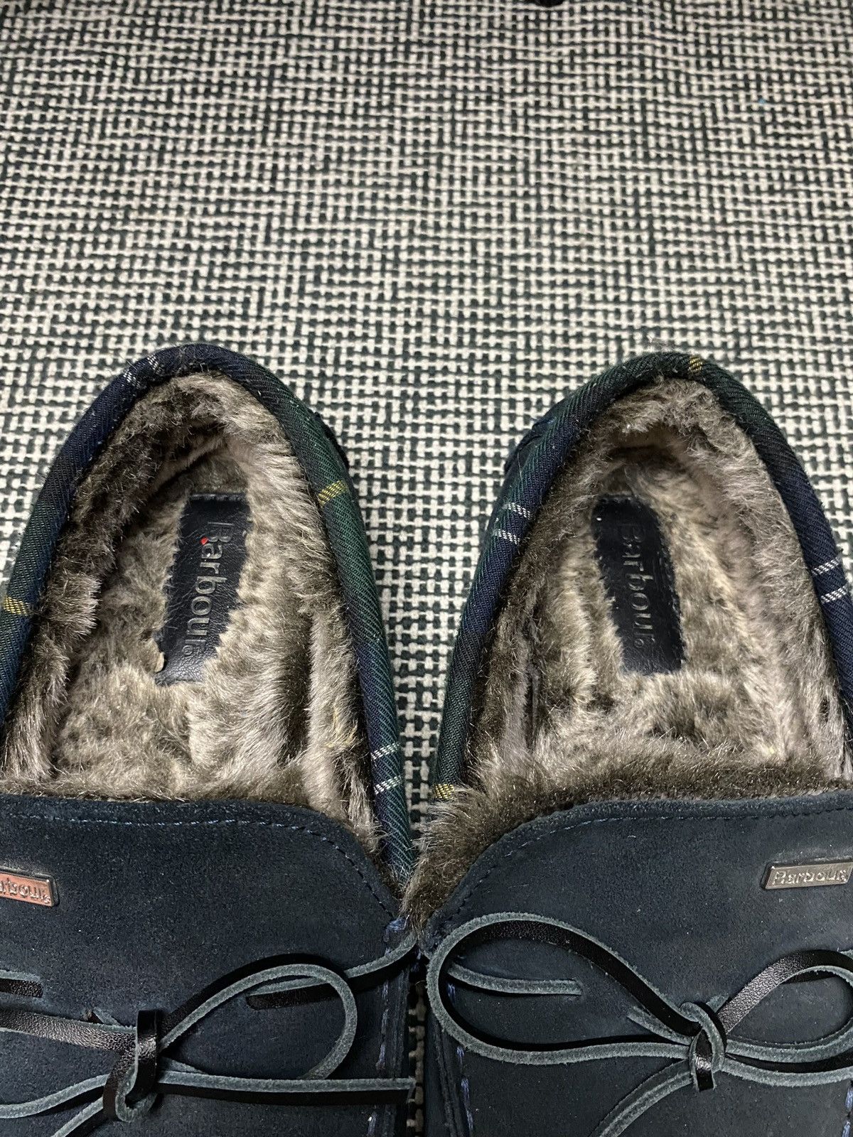 Barbour × Vintage Rare vintage Maccasins Barbour blue y2k shoes Size US 7 / EU 40 - 3 Thumbnail