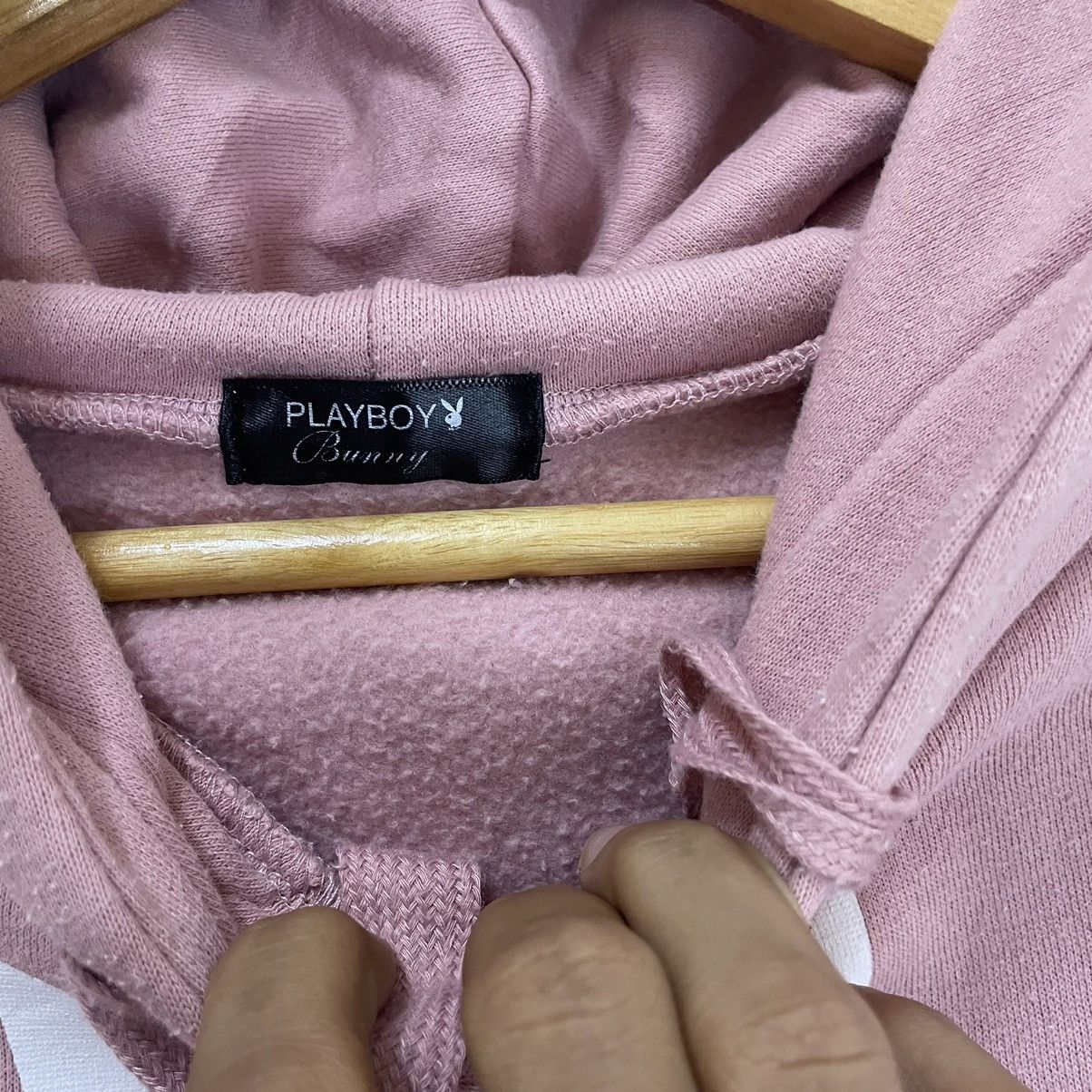 Playboy 💥 PLAYBOY BUNNY PINKY PULLOVER HOODIE SWEATER Size S / US 4 / IT 40 - 6 Thumbnail