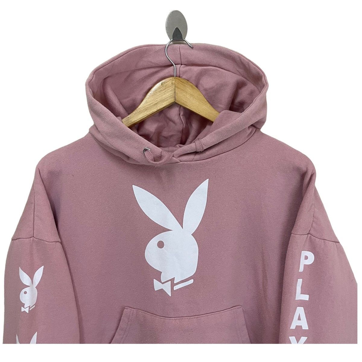 Playboy 💥 PLAYBOY BUNNY PINKY PULLOVER HOODIE SWEATER Size S / US 4 / IT 40 - 4 Thumbnail