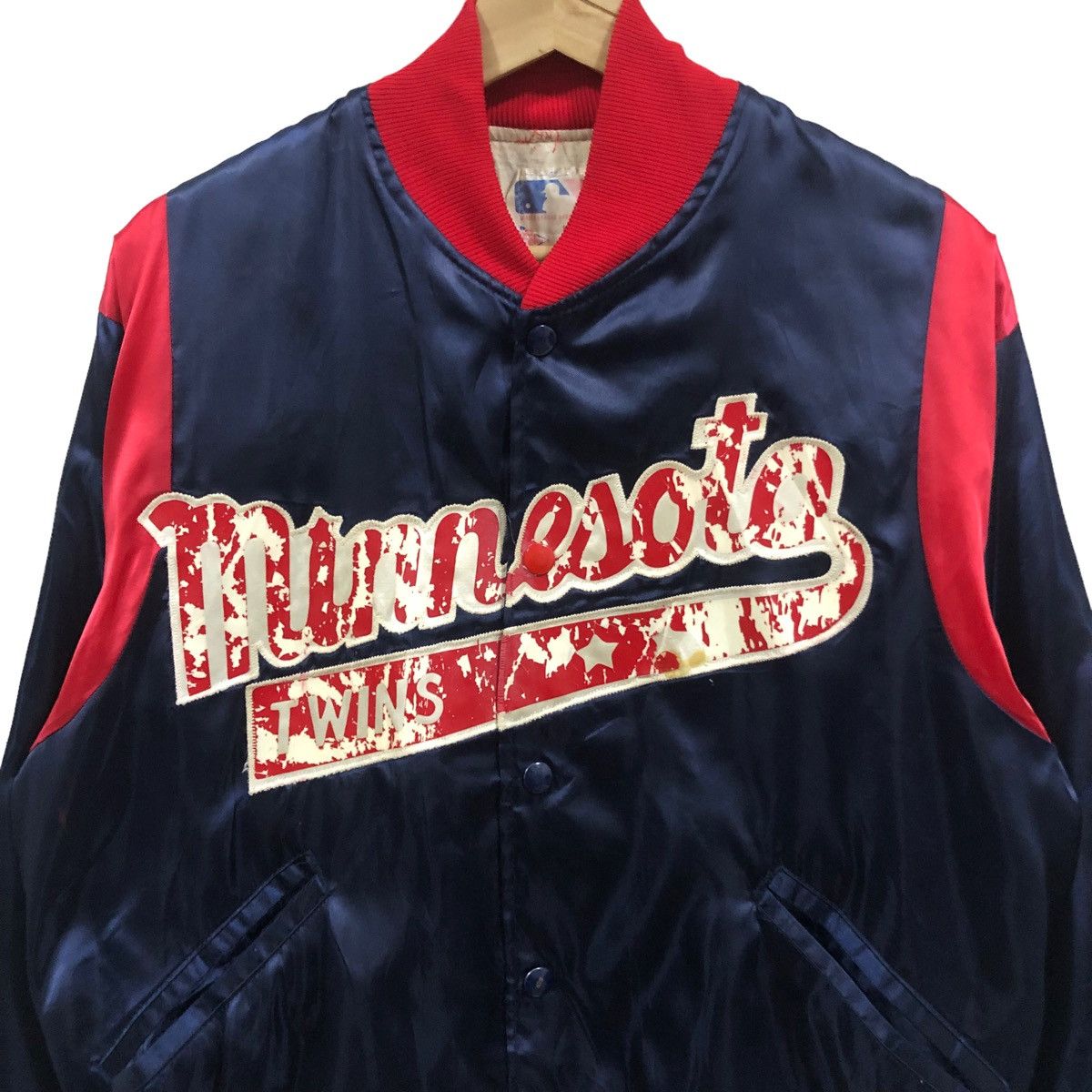 MLB Vintage 90s MLB Minnesota Twins VARSITY jacket Size US M / EU 48-50 / 2 - 2 Thumbnail
