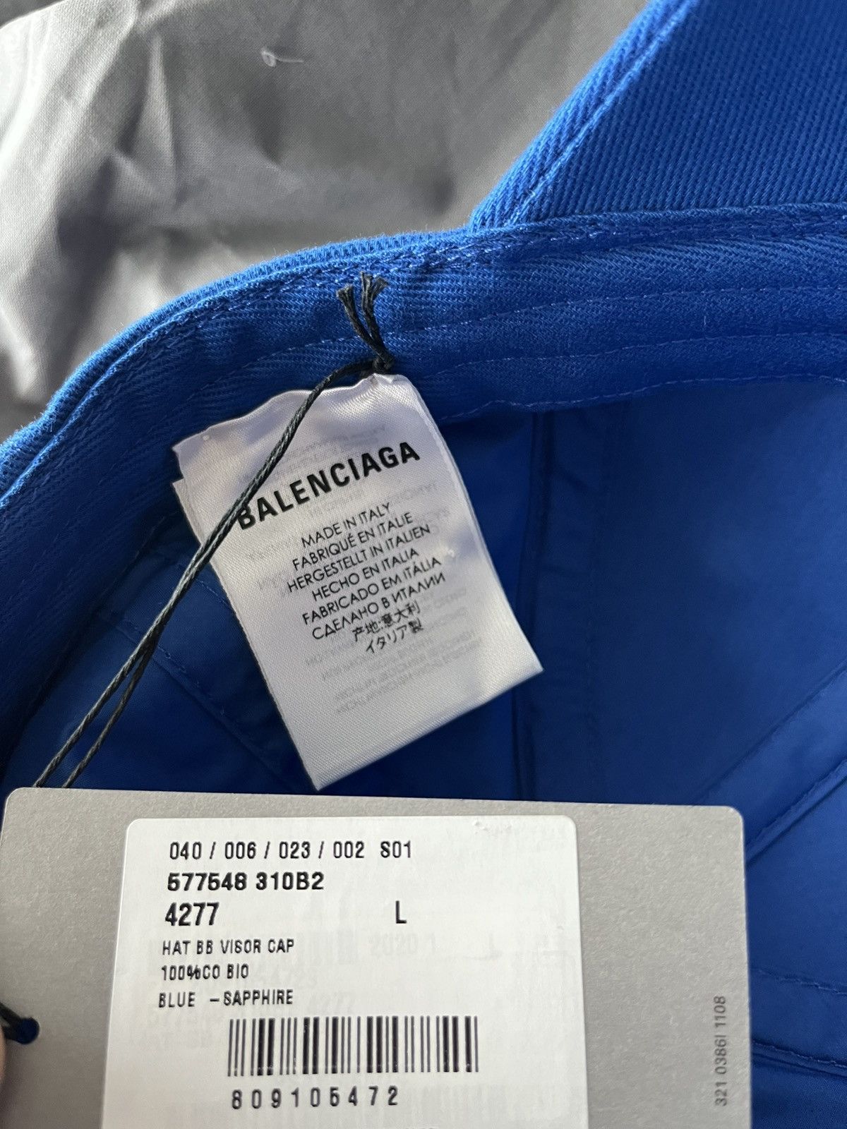 Balenciaga Runway Brand New Classic Logo Balenciaga Hat Limited Size ONE SIZE - 5 Thumbnail