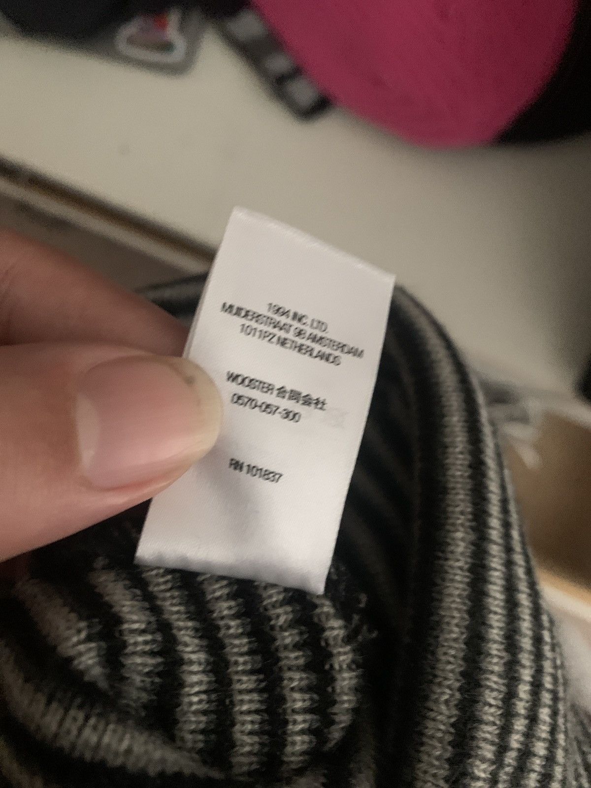 Supreme Supreme Rainbow Stripe Beanie - Black Size ONE SIZE - 5 Thumbnail
