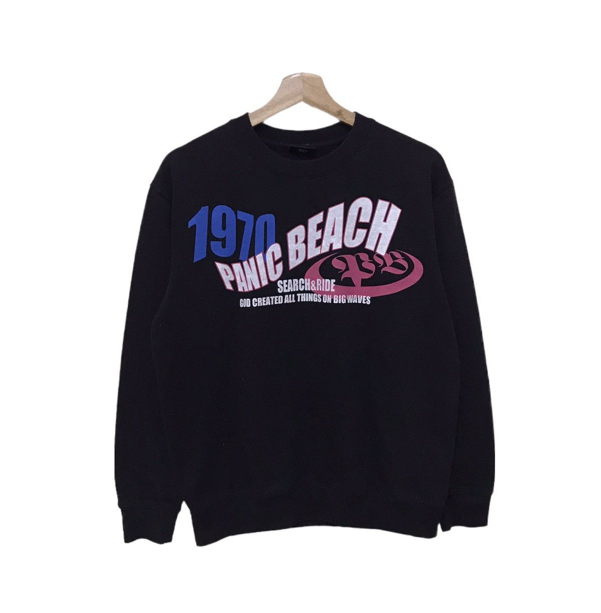 Vintage Vintage Panic Beach Surf Wildness Sweatshirt Big Print Size US M / EU 48-50 / 2 - 3 Thumbnail