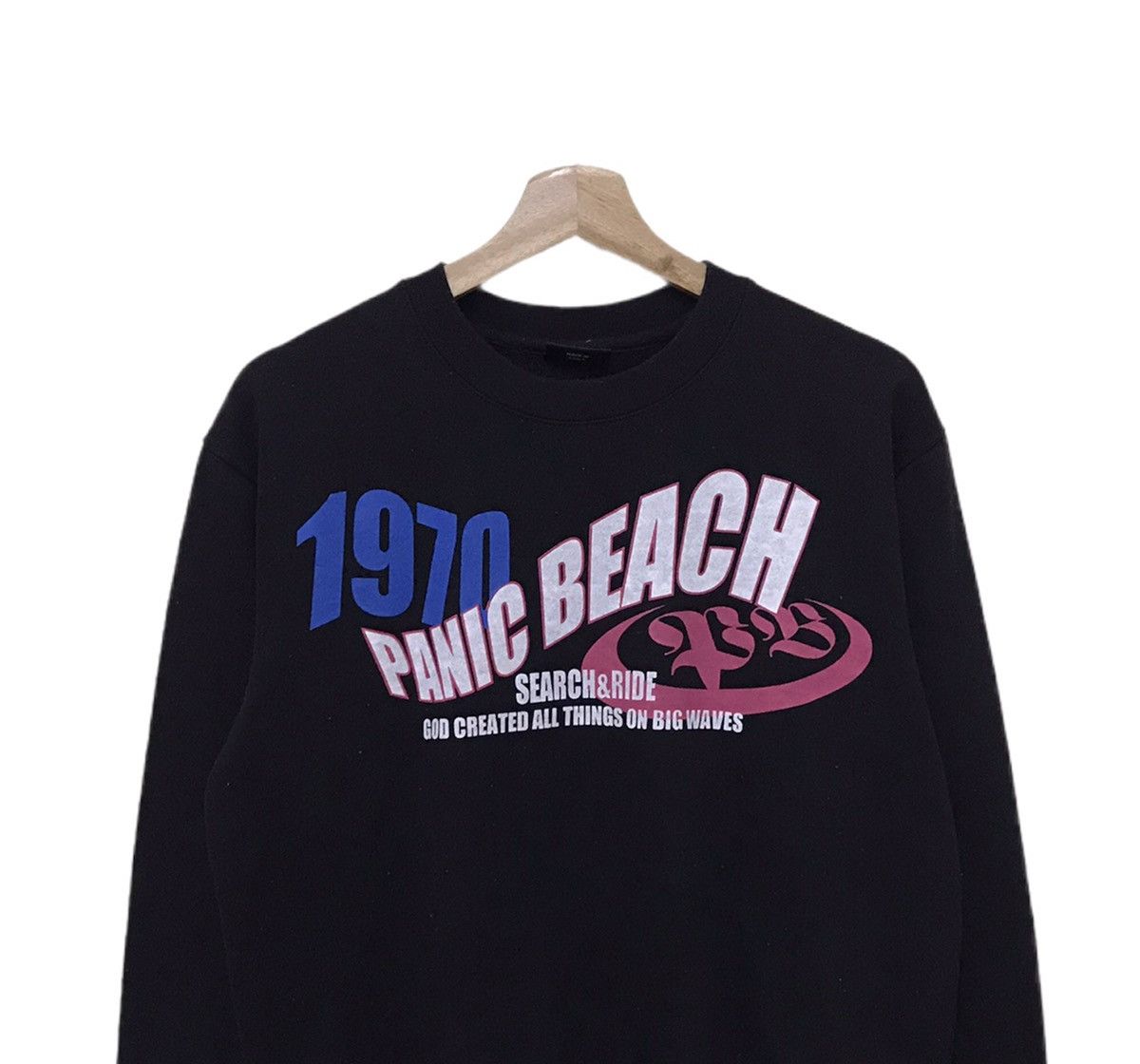 Vintage Vintage Panic Beach Surf Wildness Sweatshirt Big Print Size US M / EU 48-50 / 2 - 4 Thumbnail