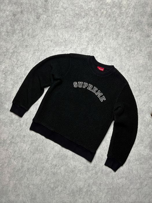 Supreme Supreme Polartec Deep Pile Crewneck Sweatshirt | Grailed