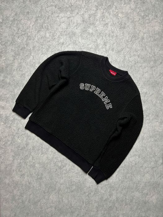 Supreme Supreme Polartec Deep Pile Crewneck Sweatshirt | Grailed