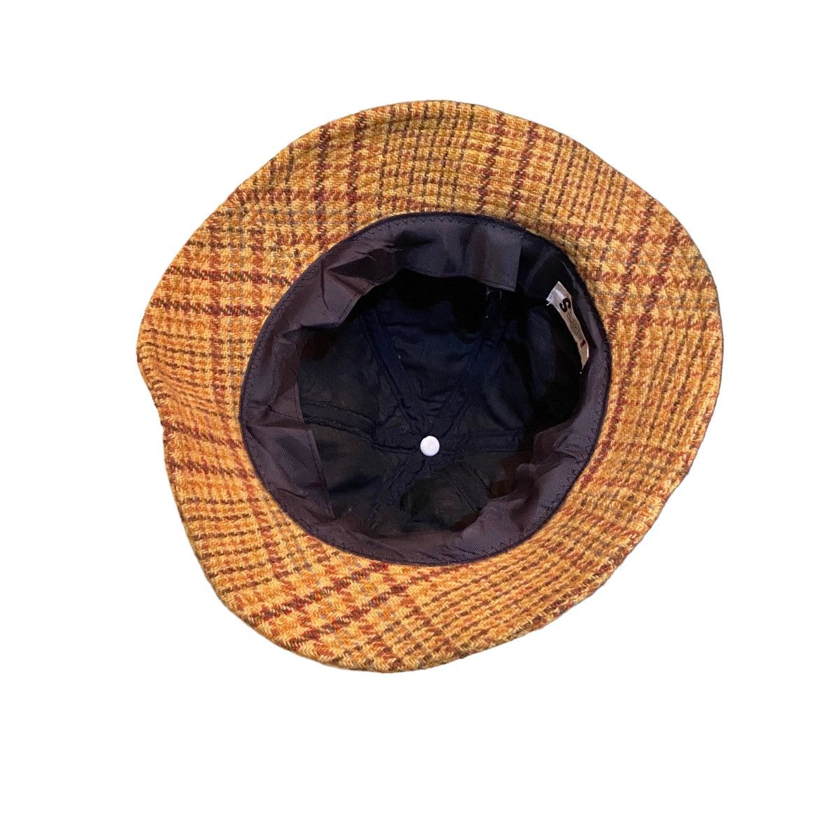 Issey Miyake Issey Miyake Nova Check Knit Bucket Hat / Vintage 80s Cap Size ONE SIZE - 4 Thumbnail