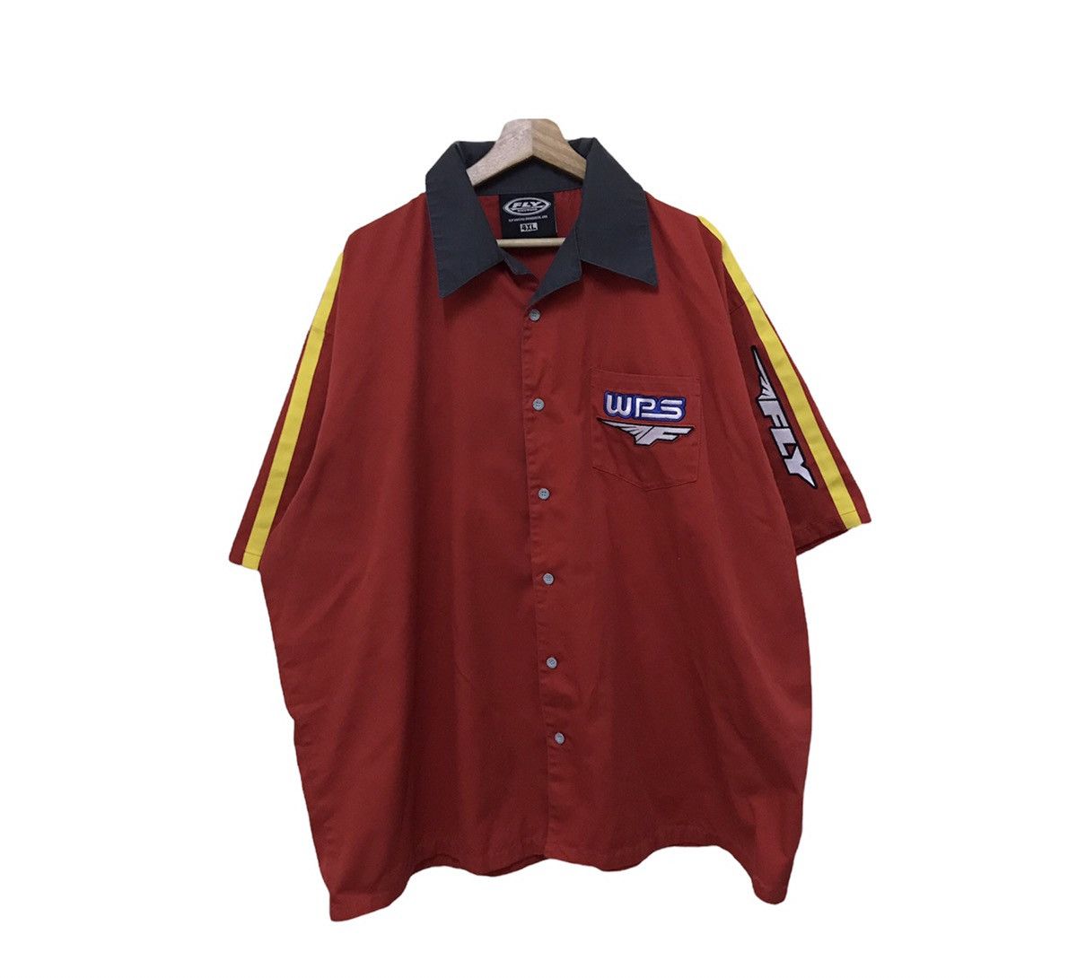 Sports Specialties Vintage WPS Fly Racing Team Button Up Size US XXL / EU 58 / 5 - 2 Thumbnail