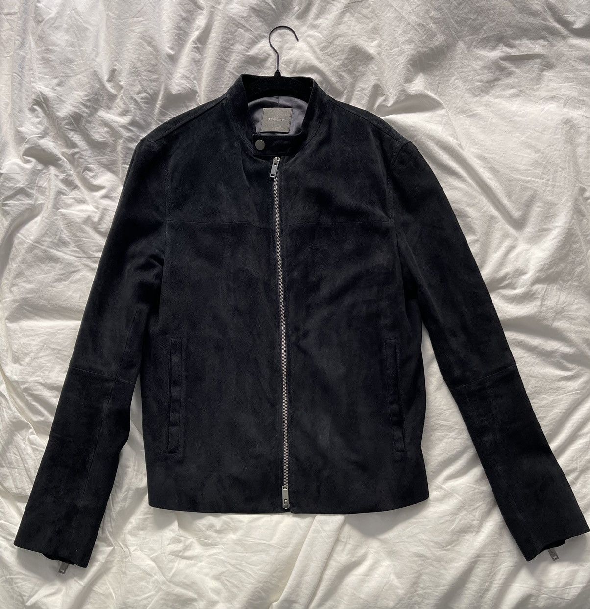 Theory Theory Wynwood Radic Suede Jacket | Grailed