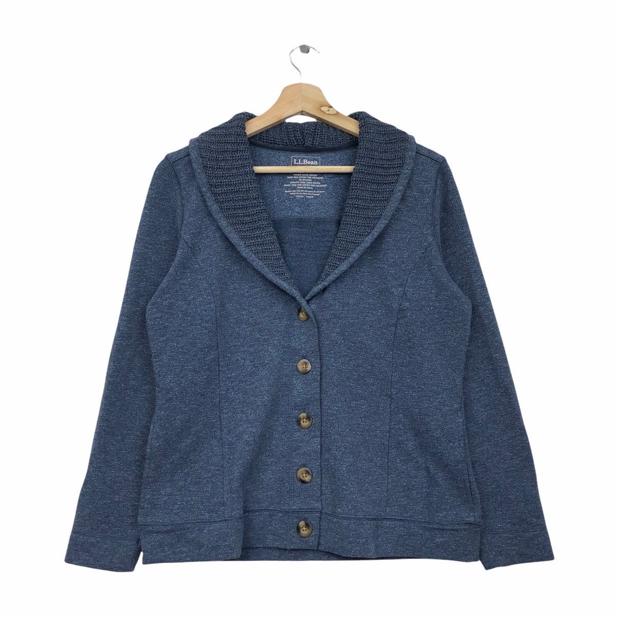 Vintage L.L.Bean Shawl Collar Button Down Cardigan