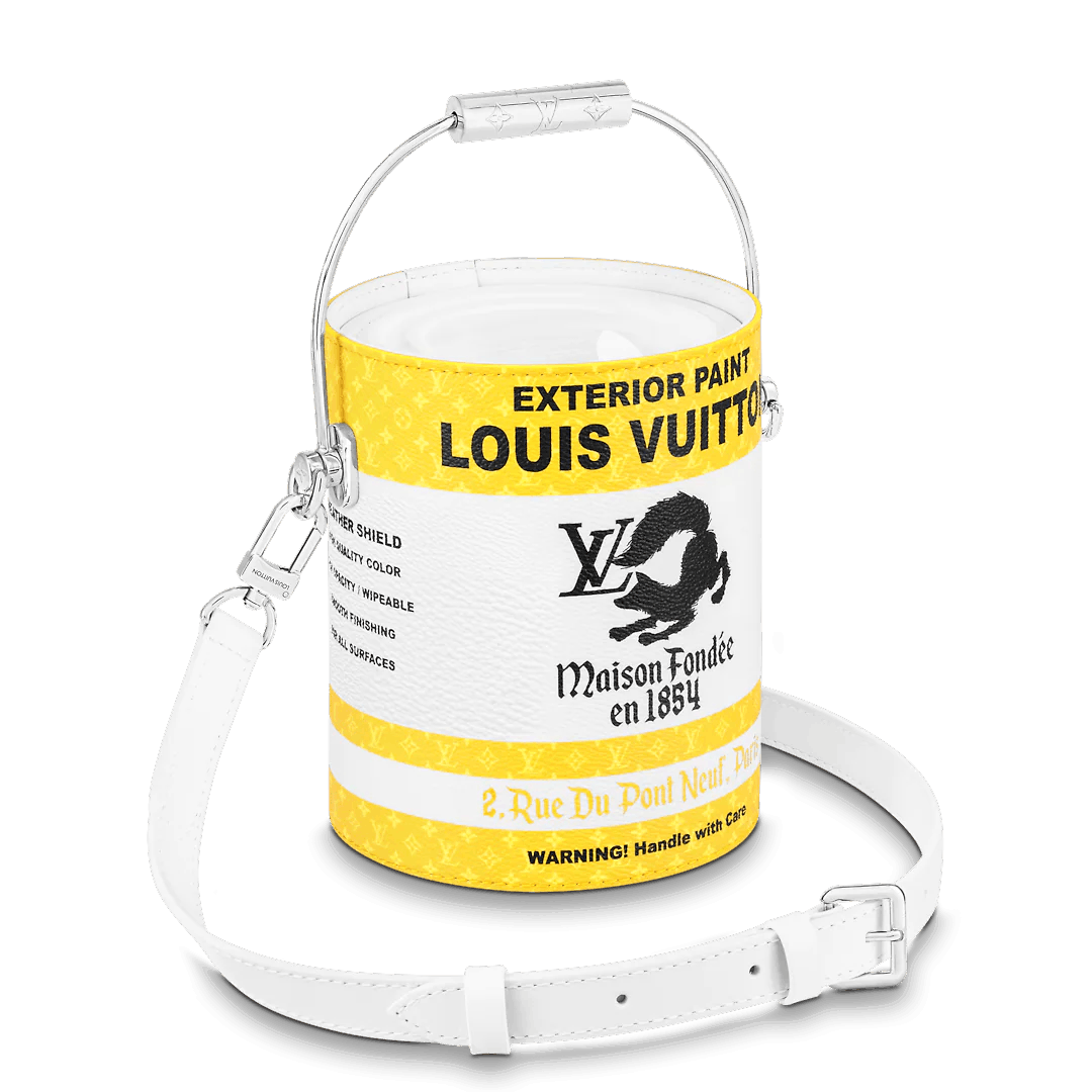 Louis Vuitton LV Paint Can Yellow in Coated Canvas/Cowhide Leather