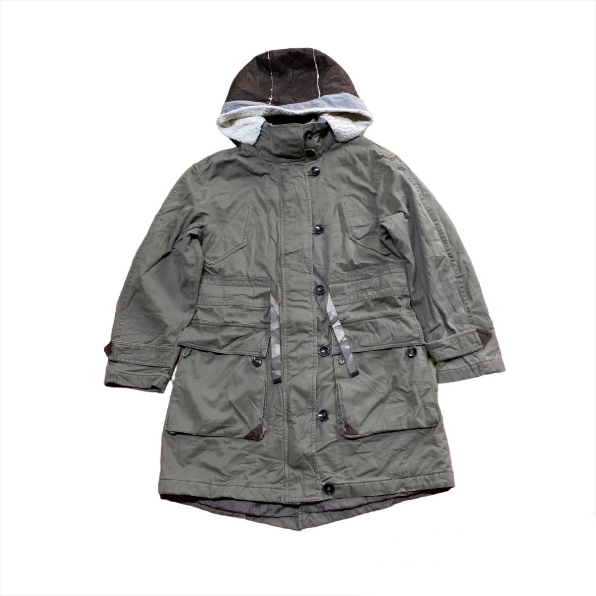 Vintage Stile Benetton Parka Jacket