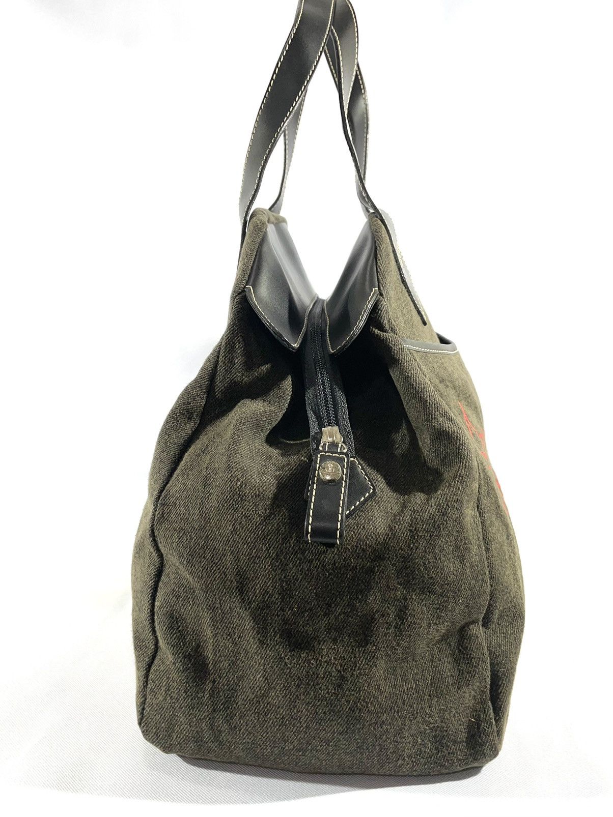 Vivienne Westwood Orb Script Print Canvas Tote - Medium Size ONE SIZE - 10 Thumbnail