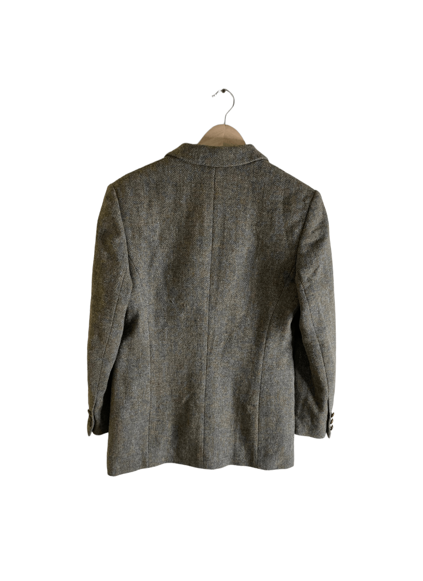 Harris Tweed × Vintage 80s' Harris tweed checkered vintage blazer, size S Size 42R - 3 Thumbnail