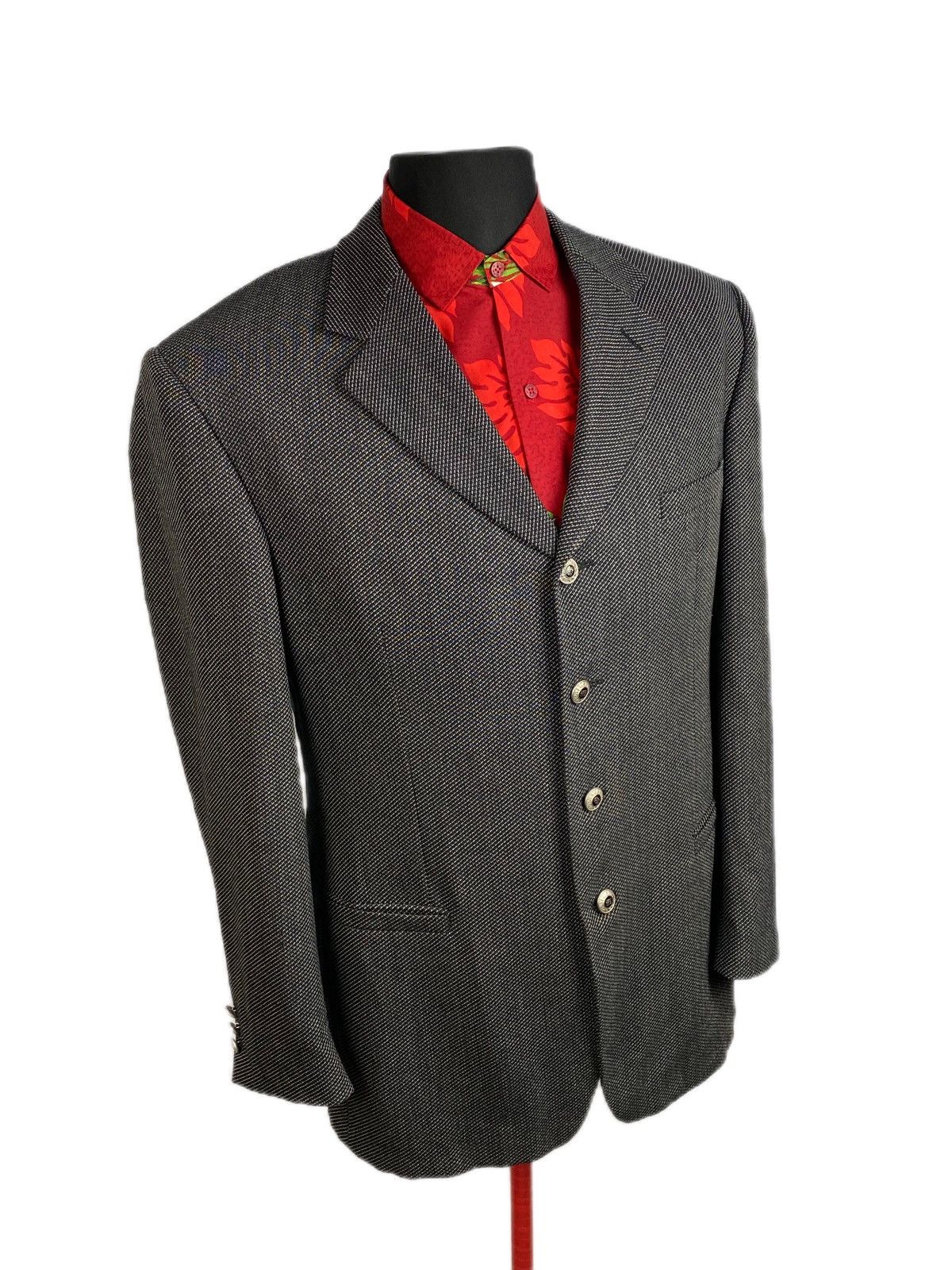 Versace Jeans Couture × Vintage Vintage Versace V2 Blazer 54 Size 54R - 2 Thumbnail