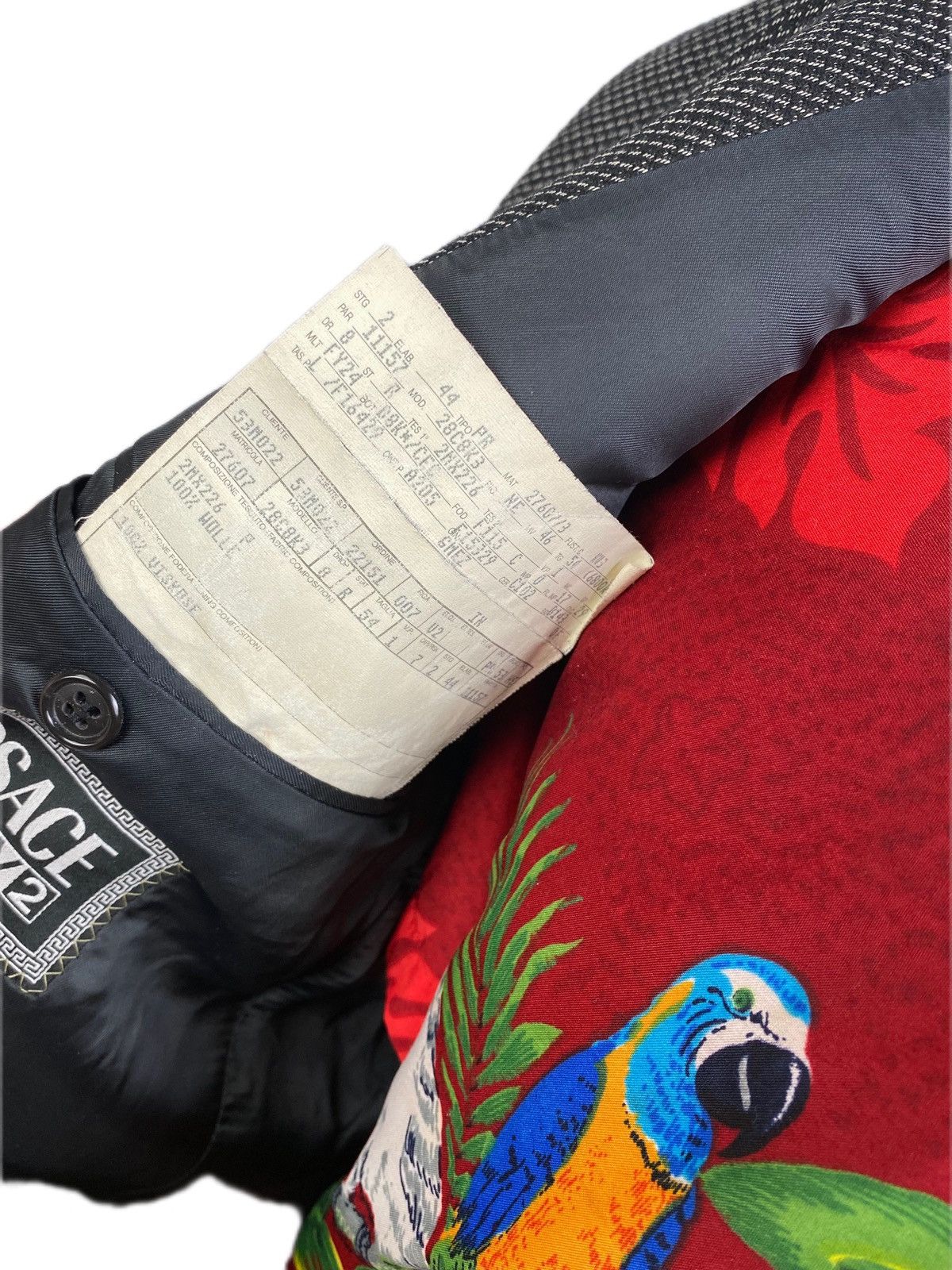 Versace Jeans Couture × Vintage Vintage Versace V2 Blazer 54 Size 54R - 14 Thumbnail