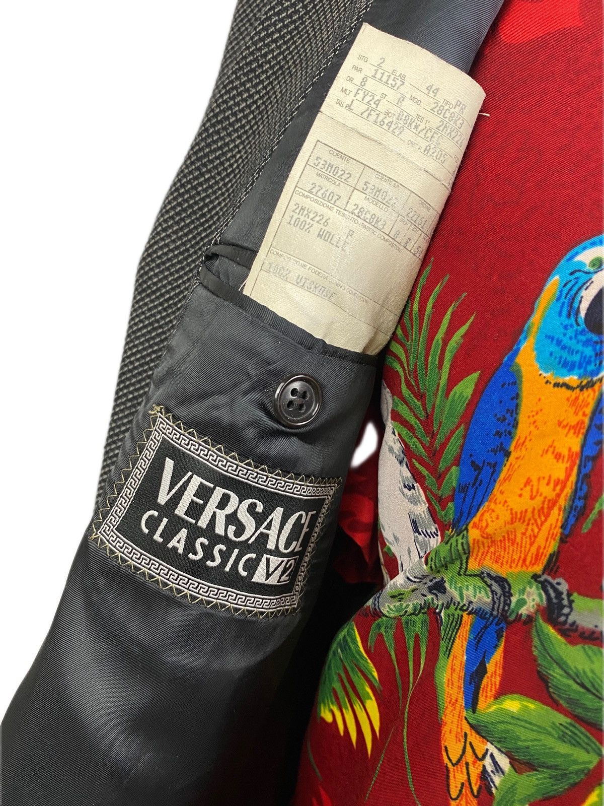 Versace Jeans Couture × Vintage Vintage Versace V2 Blazer 54 Size 54R - 6 Thumbnail