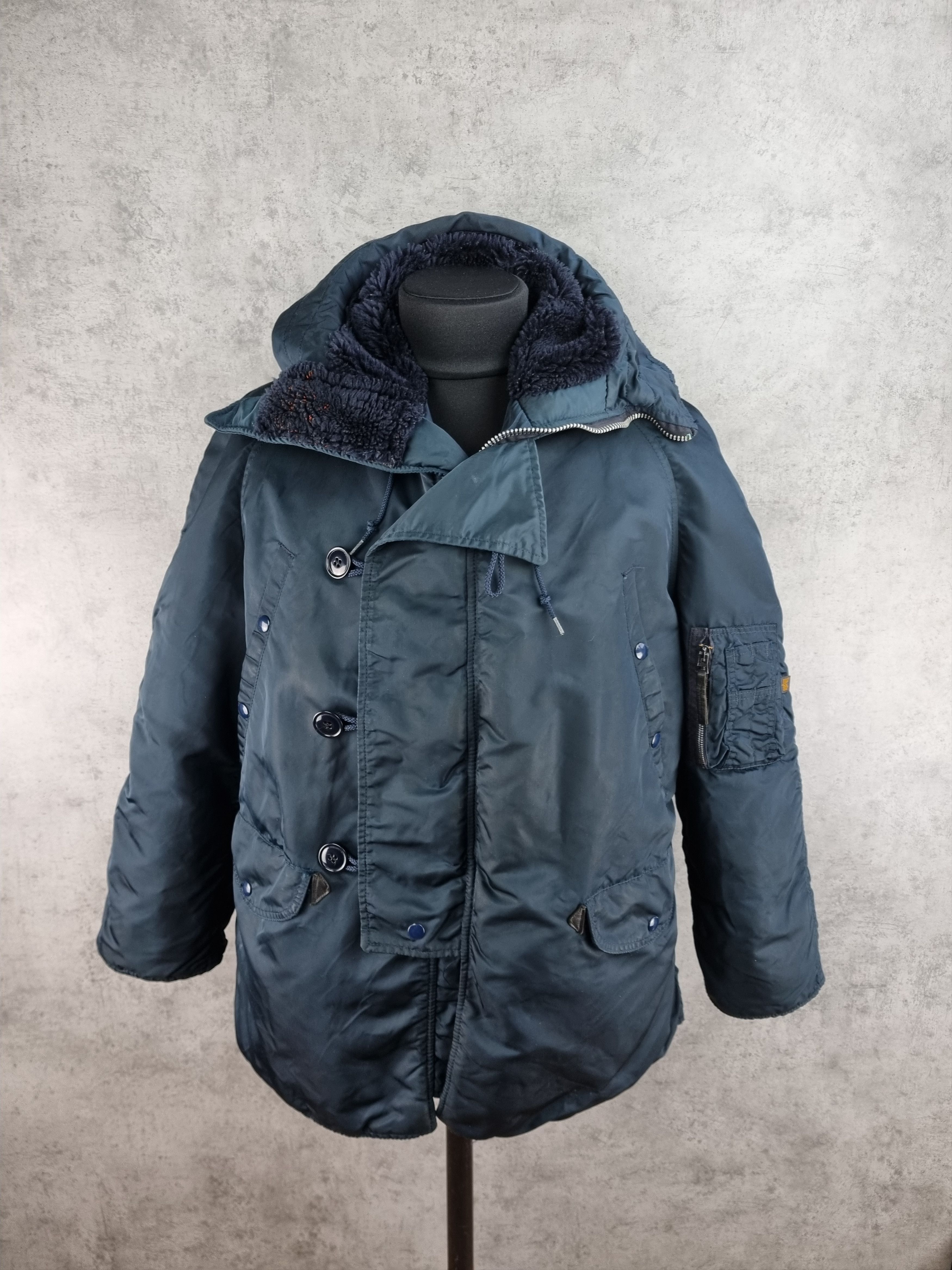 Alpha Industries × Vintage Alpha Industries Parka, Extreme Cold Weather Nylon Hooded Size US M / EU 48-50 / 2 - 3 Thumbnail