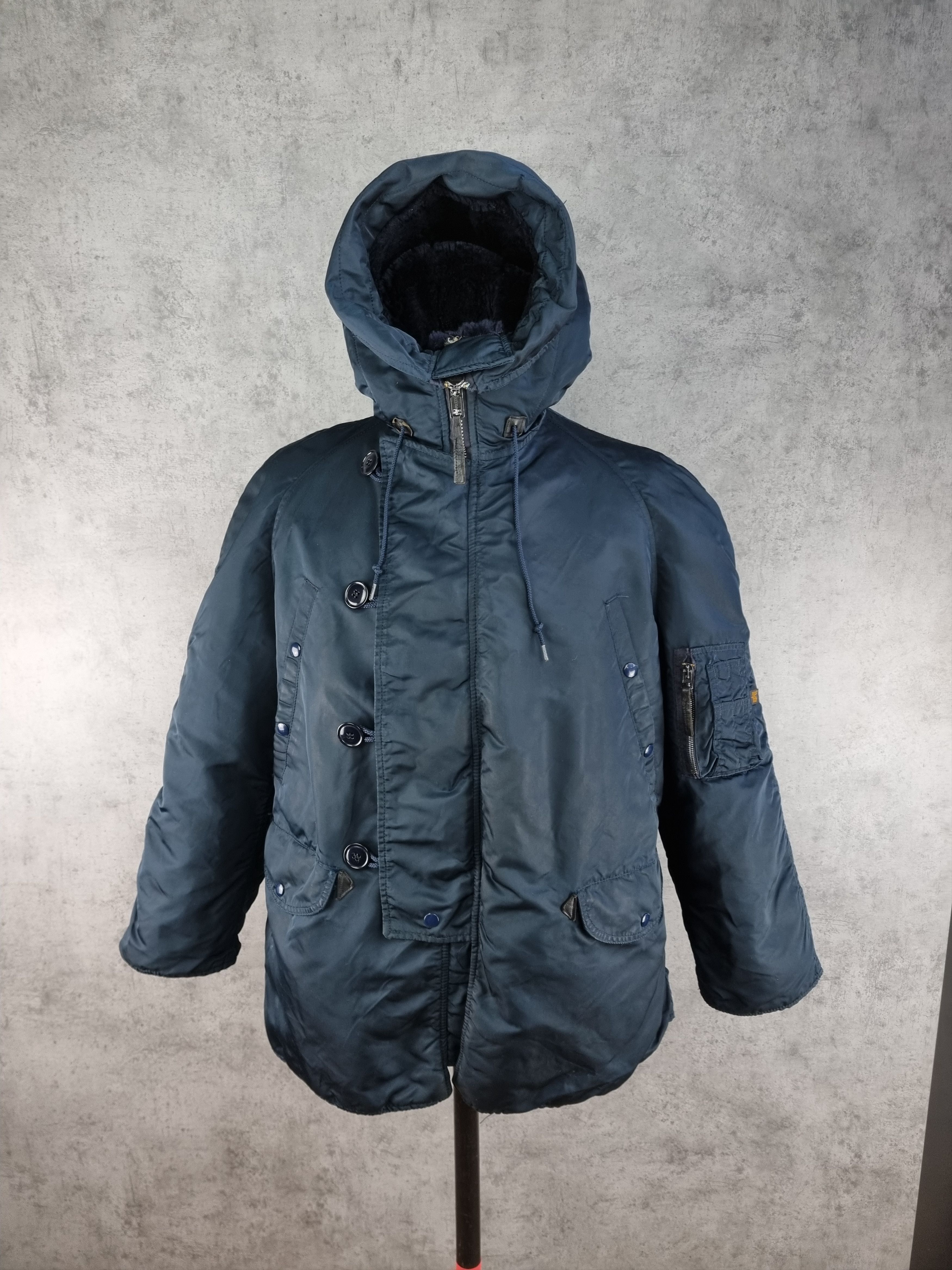 Alpha Industries × Vintage Alpha Industries Parka, Extreme Cold Weather Nylon Hooded Size US M / EU 48-50 / 2 - 5 Thumbnail