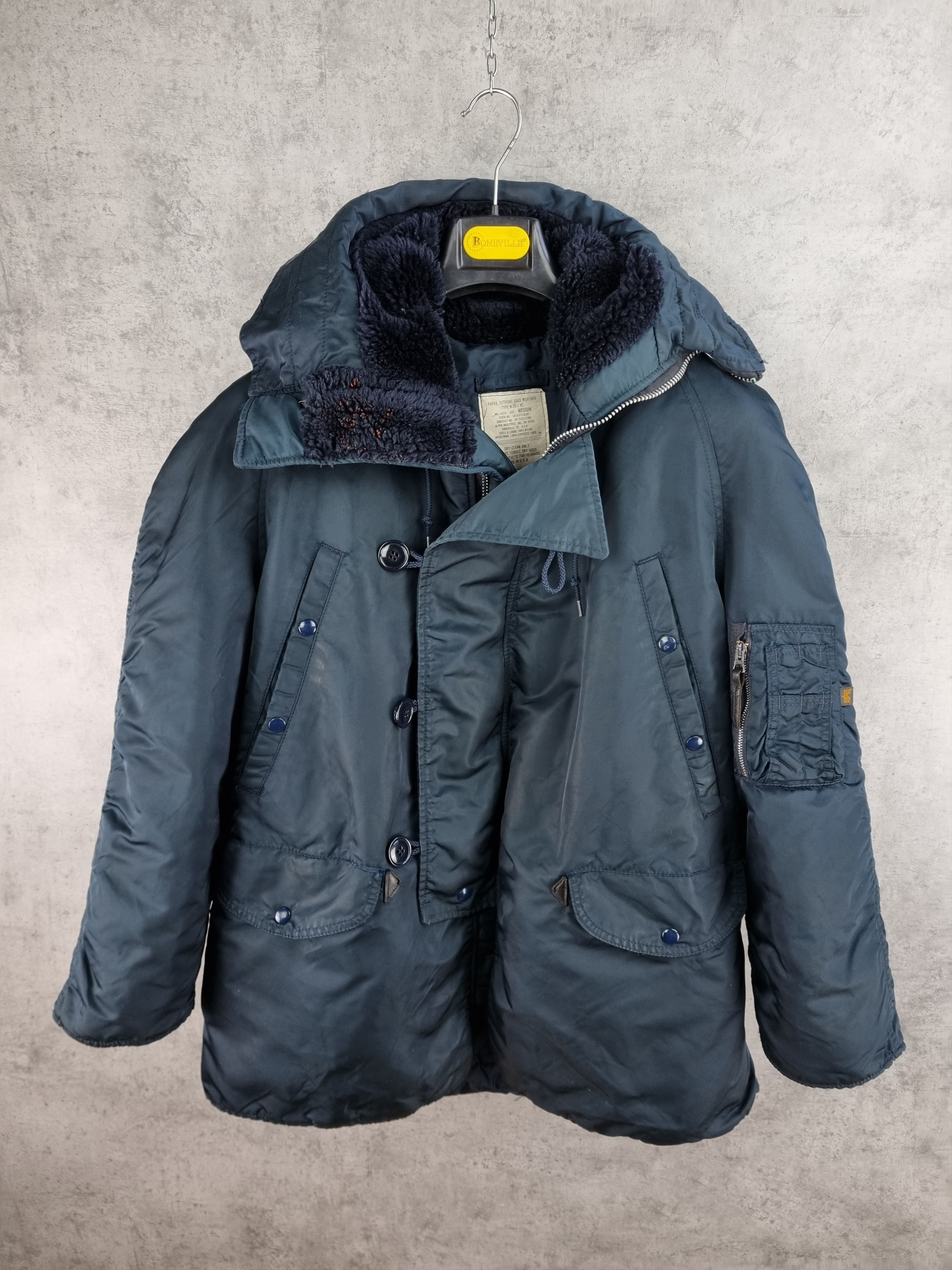 Alpha Industries × Vintage Alpha Industries Parka, Extreme Cold Weather Nylon Hooded Size US M / EU 48-50 / 2 - 16 Thumbnail