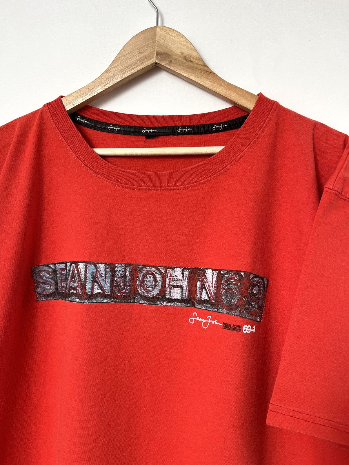 Rap Tees × Sean John × Vintage VINTAGE Y2K SEAN JOHN 69 HIP-HOP T-SHIRT Size US XXL / EU 58 / 5 - 2 Thumbnail