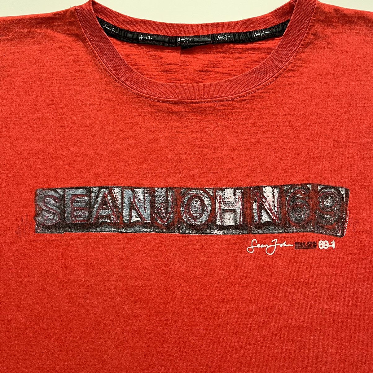 Rap Tees × Sean John × Vintage VINTAGE Y2K SEAN JOHN 69 HIP-HOP T-SHIRT Size US XXL / EU 58 / 5 - 5 Thumbnail