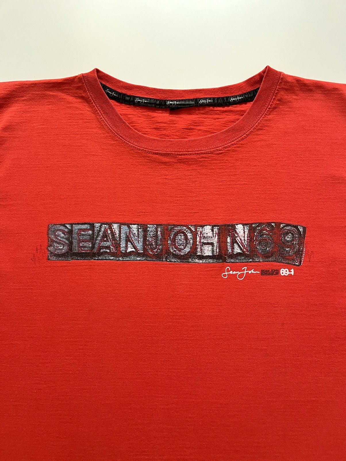 Rap Tees × Sean John × Vintage VINTAGE Y2K SEAN JOHN 69 HIP-HOP T-SHIRT Size US XXL / EU 58 / 5 - 4 Thumbnail