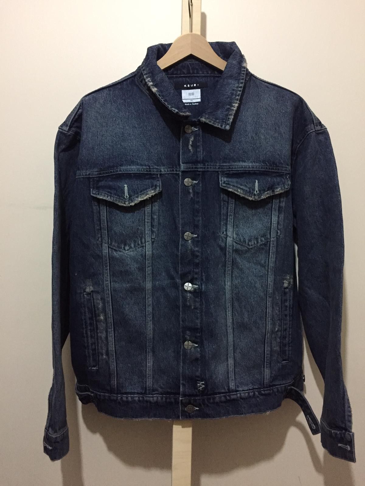 Ksubi Distressed Denim Jacket Size US XXL / EU 58 / 5 - 11 Thumbnail