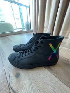 Louis Vuitton High Top Hi-Top Sneakers Boots Shoes Men’s Size LV9/US10 Black